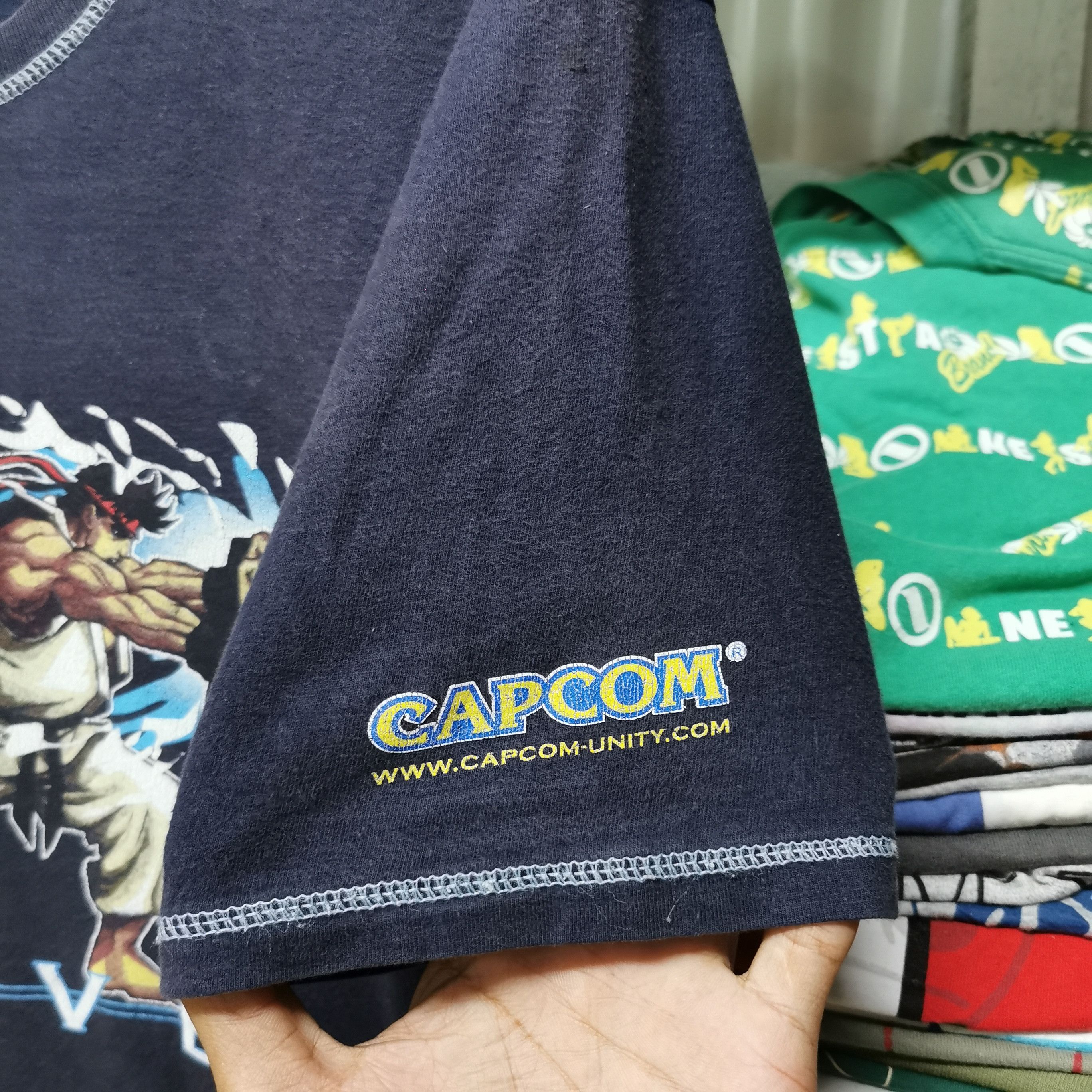 Japanese Brand × Playstation × Vintage Vintage Street Fighter Rare design tee Size US L / EU 52-54 / 3 - 4 Thumbnail