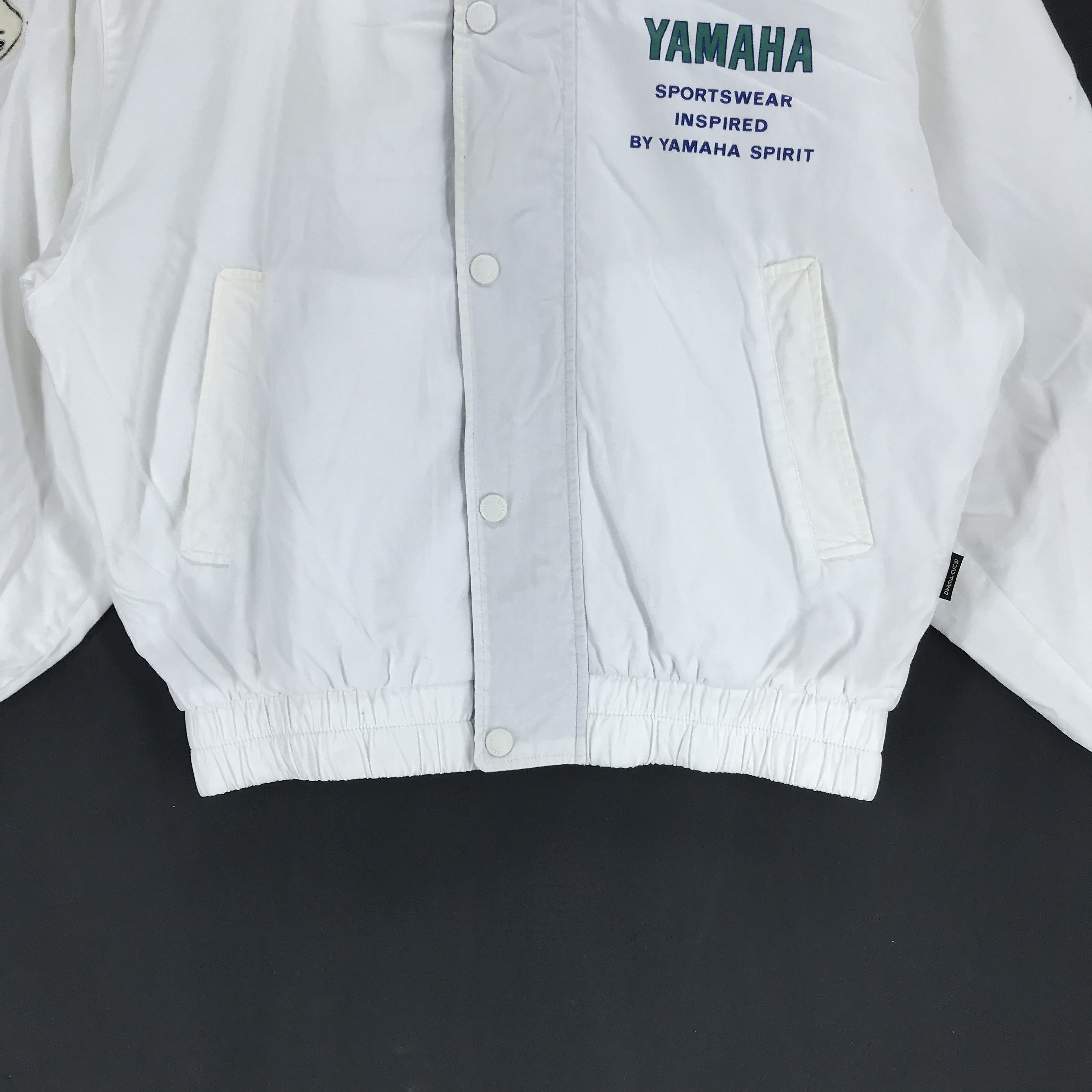 Yamaha Vintage Team Yahama Big Logo Hooded Jacket #2656-105 Size US S / EU 44-46 / 1 - 4 Thumbnail