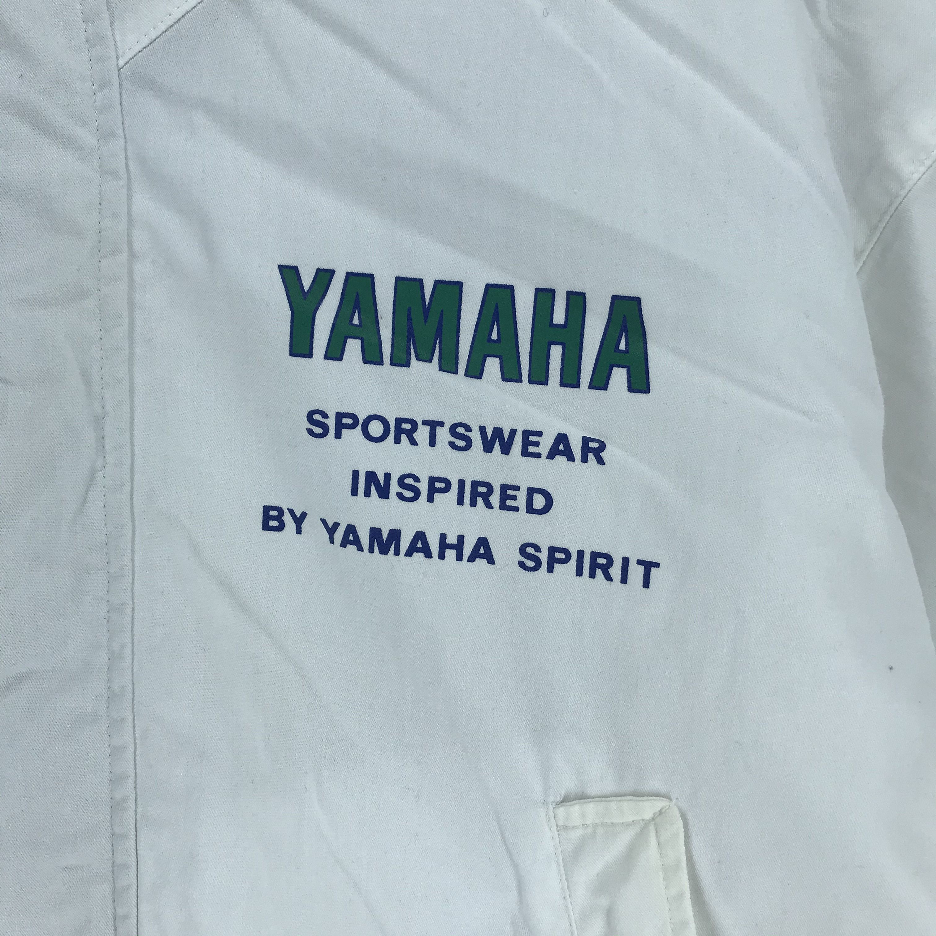 Yamaha Vintage Team Yahama Big Logo Hooded Jacket #2656-105 Size US S / EU 44-46 / 1 - 3 Thumbnail