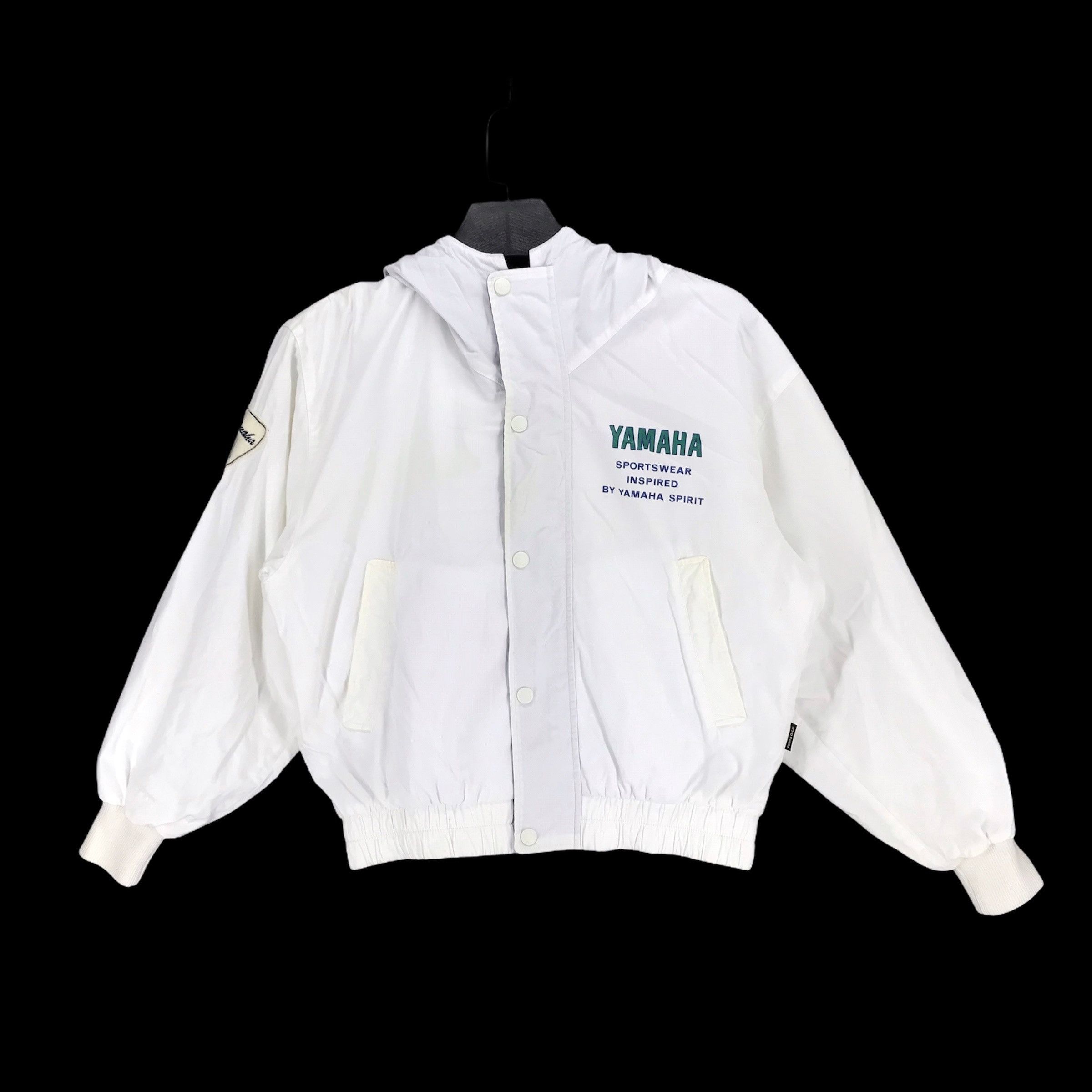 Yamaha Vintage Team Yahama Big Logo Hooded Jacket #2656-105 Size US S / EU 44-46 / 1 - 1 Thumbnail