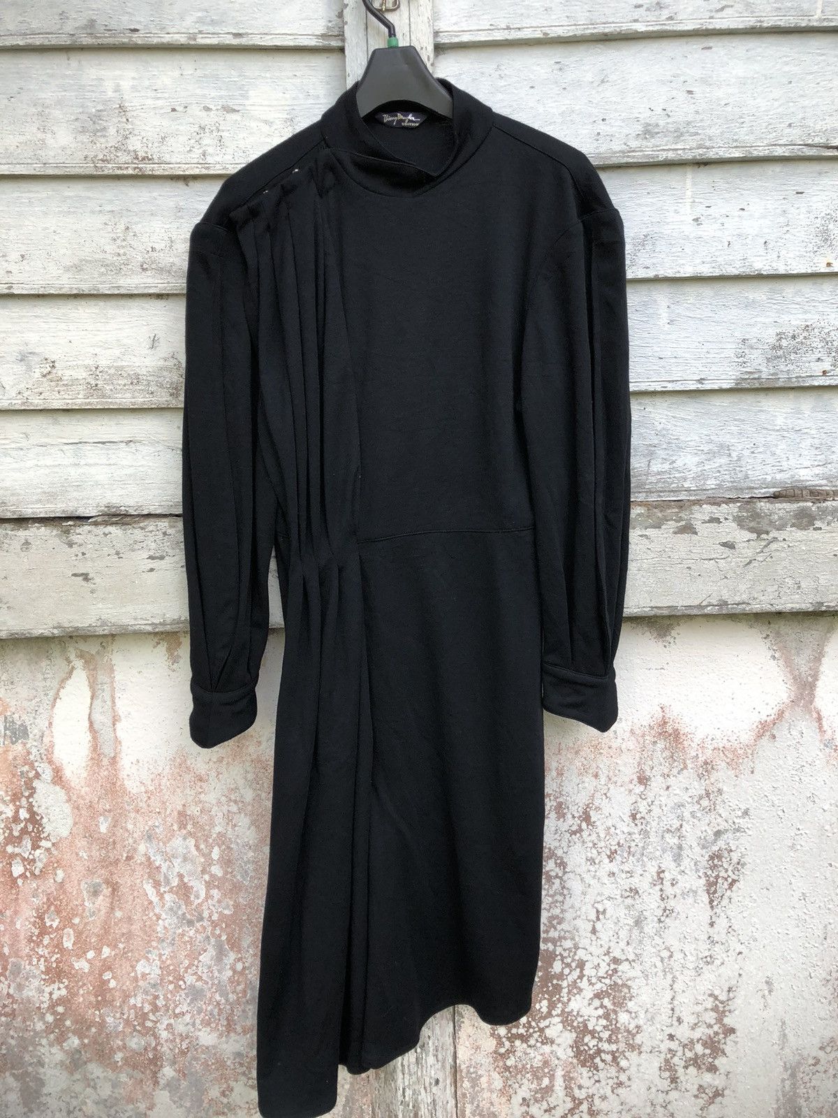 Thierry Mugler × Vintage Theirry Mugler Edition Snap Button Pleats Maxi Dresses Size M / US 6-8 / IT 42-44 - 3 Thumbnail