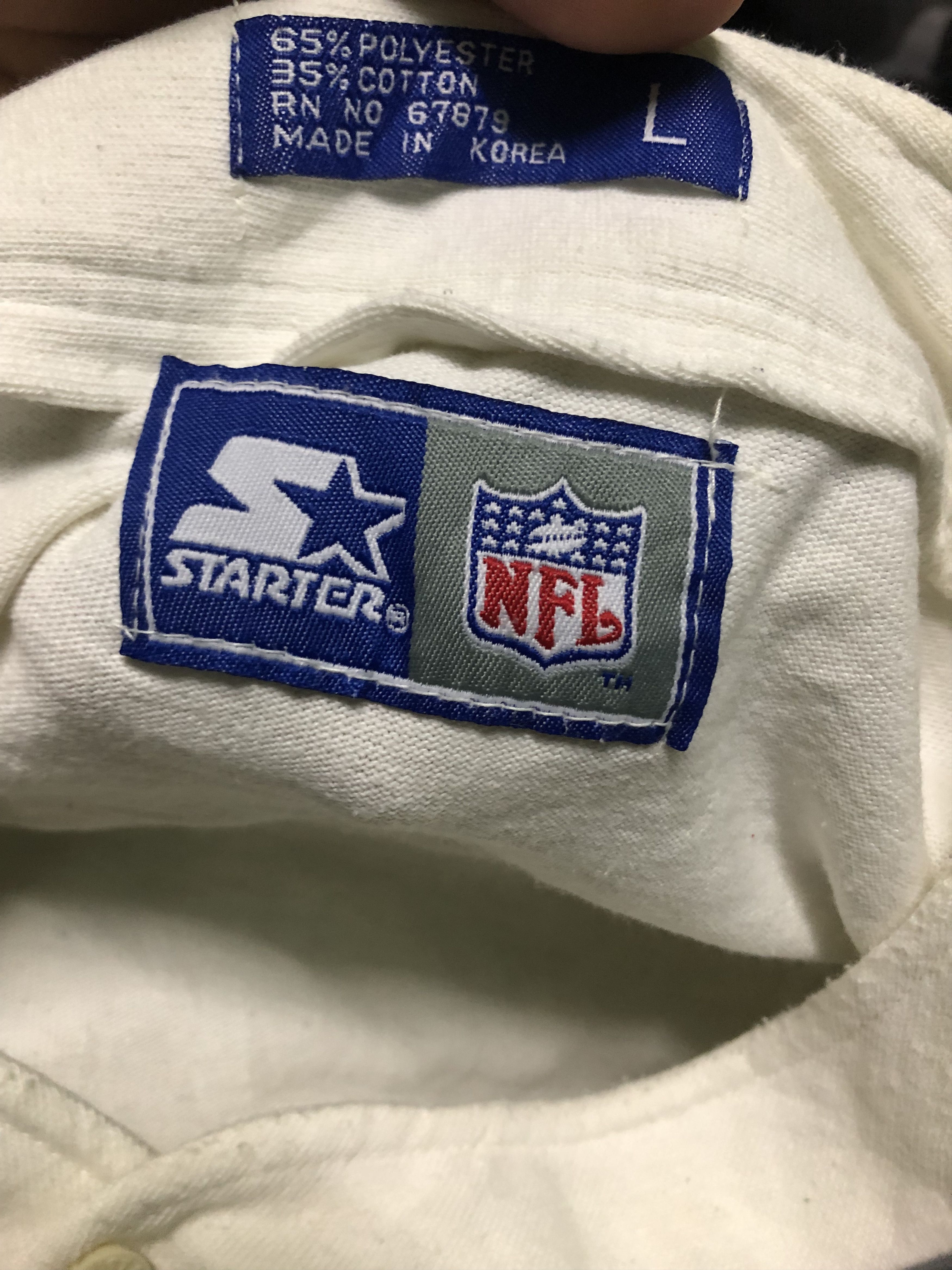 NFL Vintage Starter Oakland Raiders Shirt Size US L / EU 52-54 / 3 - 4 Thumbnail