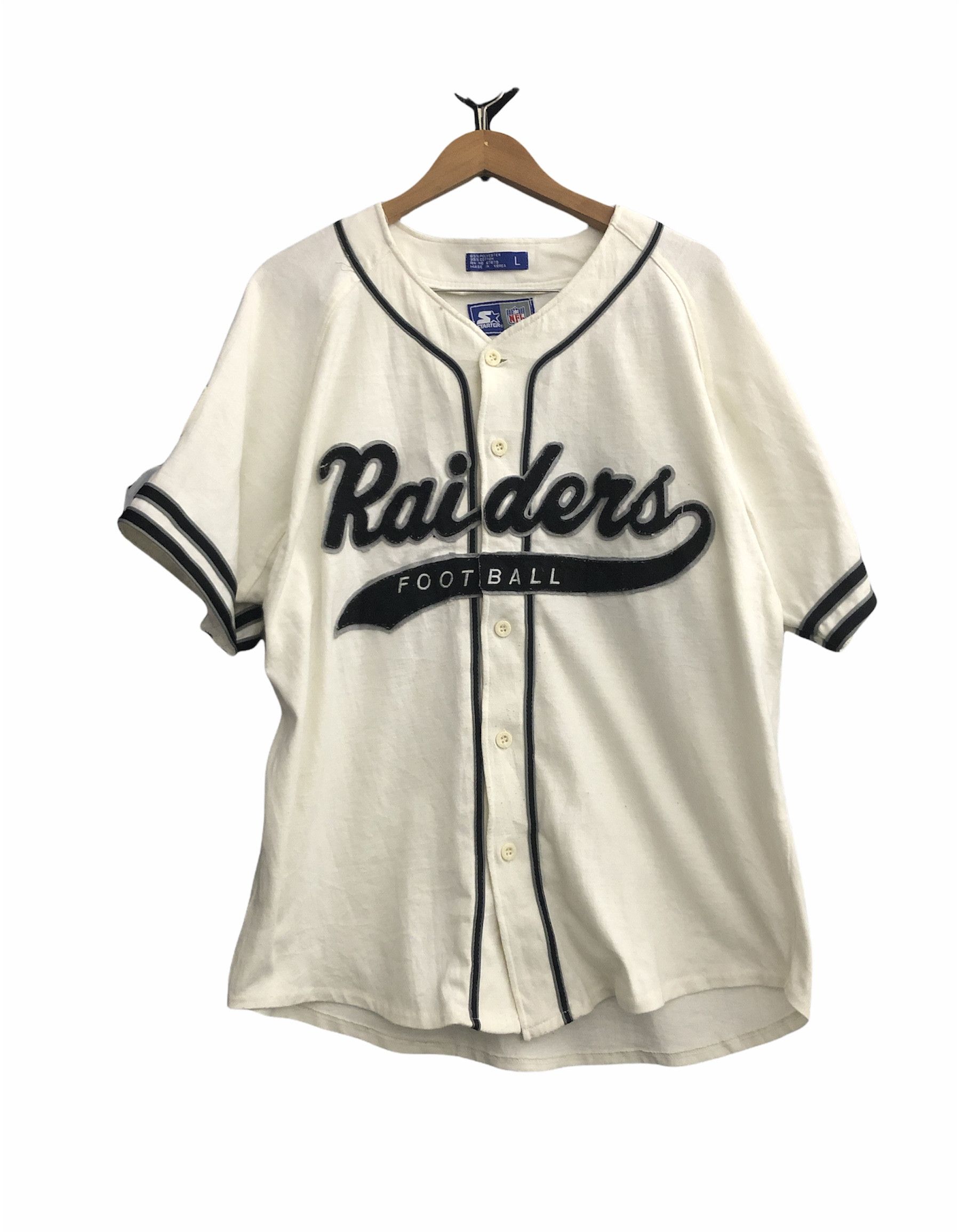 NFL Vintage Starter Oakland Raiders Shirt Size US L / EU 52-54 / 3 - 1 Thumbnail