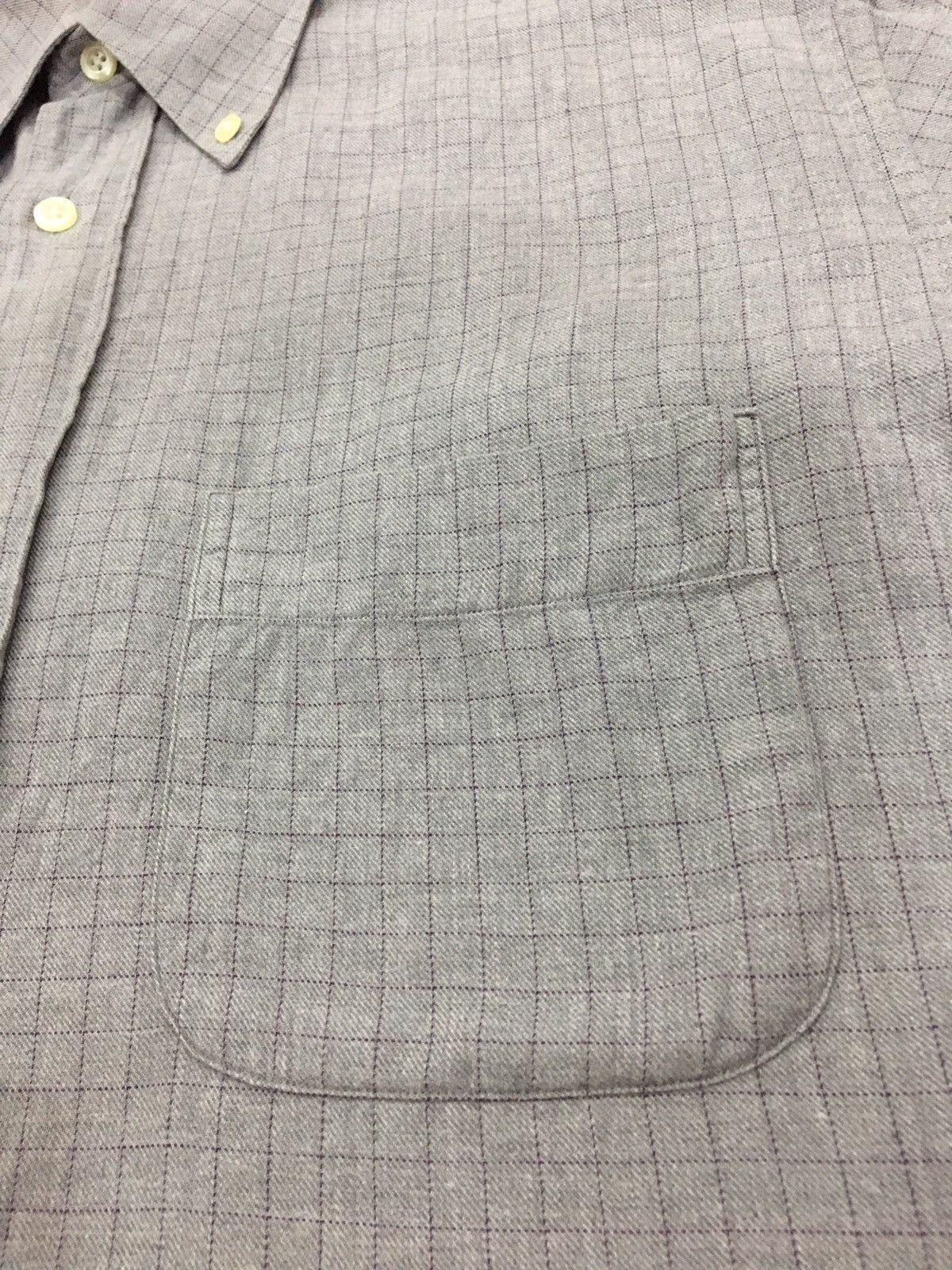 Designer LANVIN - PLAID CHECK SHIRT / BUTTON UPS SHIRT Size US M / EU 48-50 / 2 - 10 Thumbnail