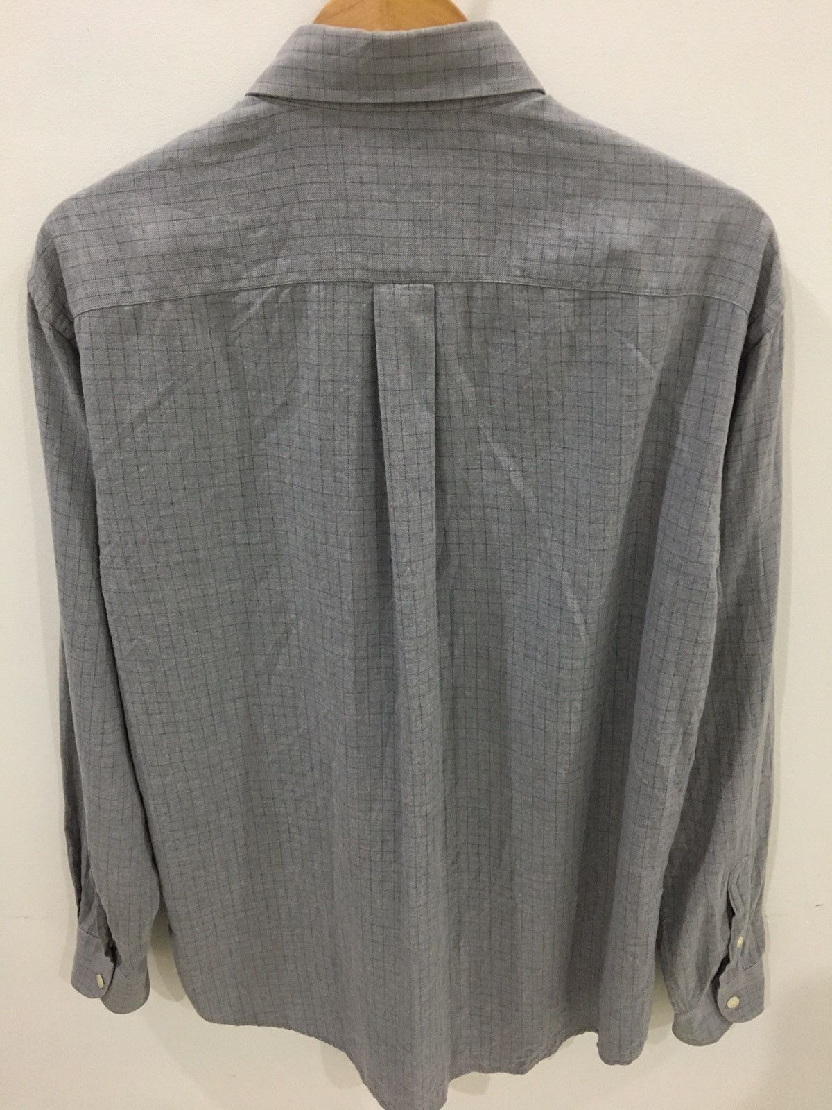 Designer LANVIN - PLAID CHECK SHIRT / BUTTON UPS SHIRT Size US M / EU 48-50 / 2 - 7 Thumbnail