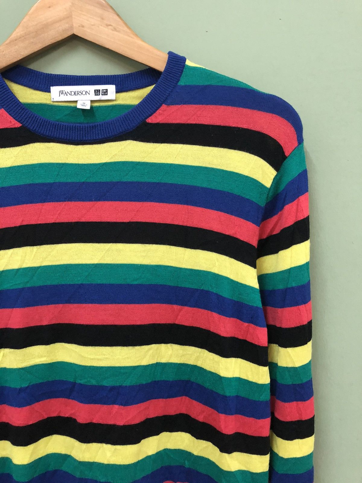 Designer JW ANDERSON x UNIQLO - VIBRANT COLOR BLOCK CREWNECK JUMPER Size US M / EU 48-50 / 2 - 4 Thumbnail