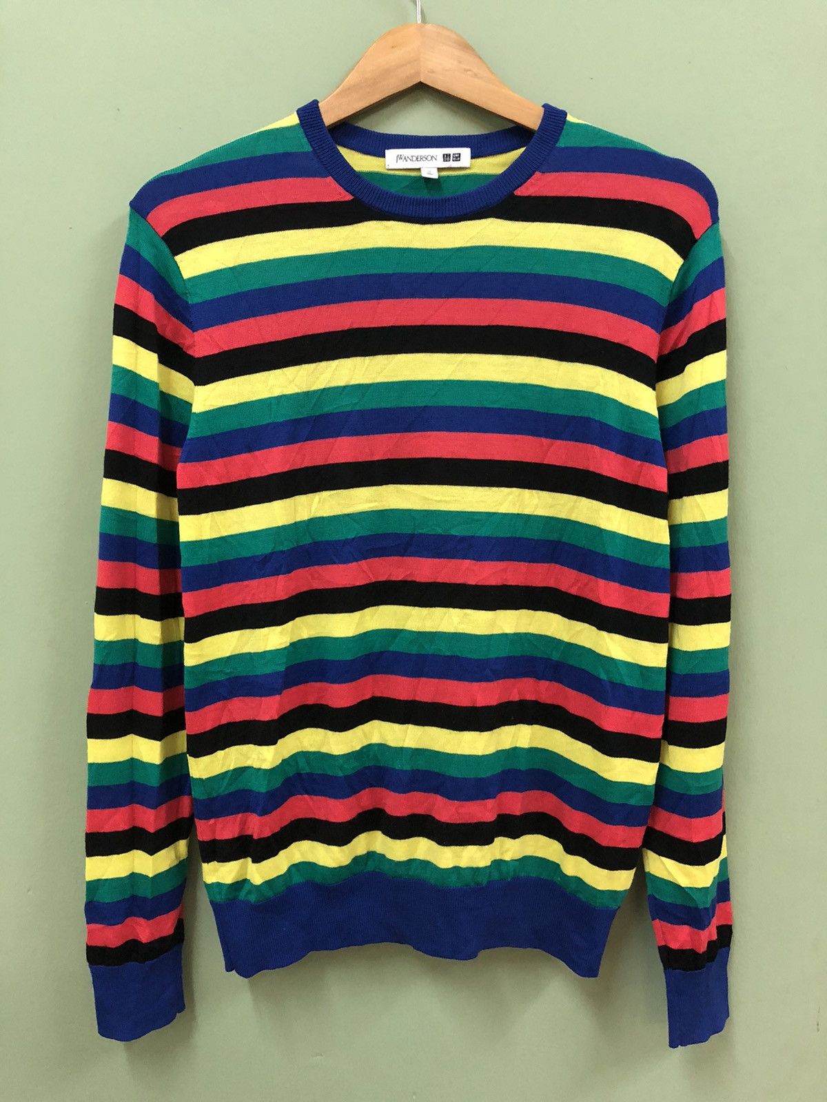 Designer JW ANDERSON x UNIQLO - VIBRANT COLOR BLOCK CREWNECK JUMPER Size US M / EU 48-50 / 2 - 1 Thumbnail