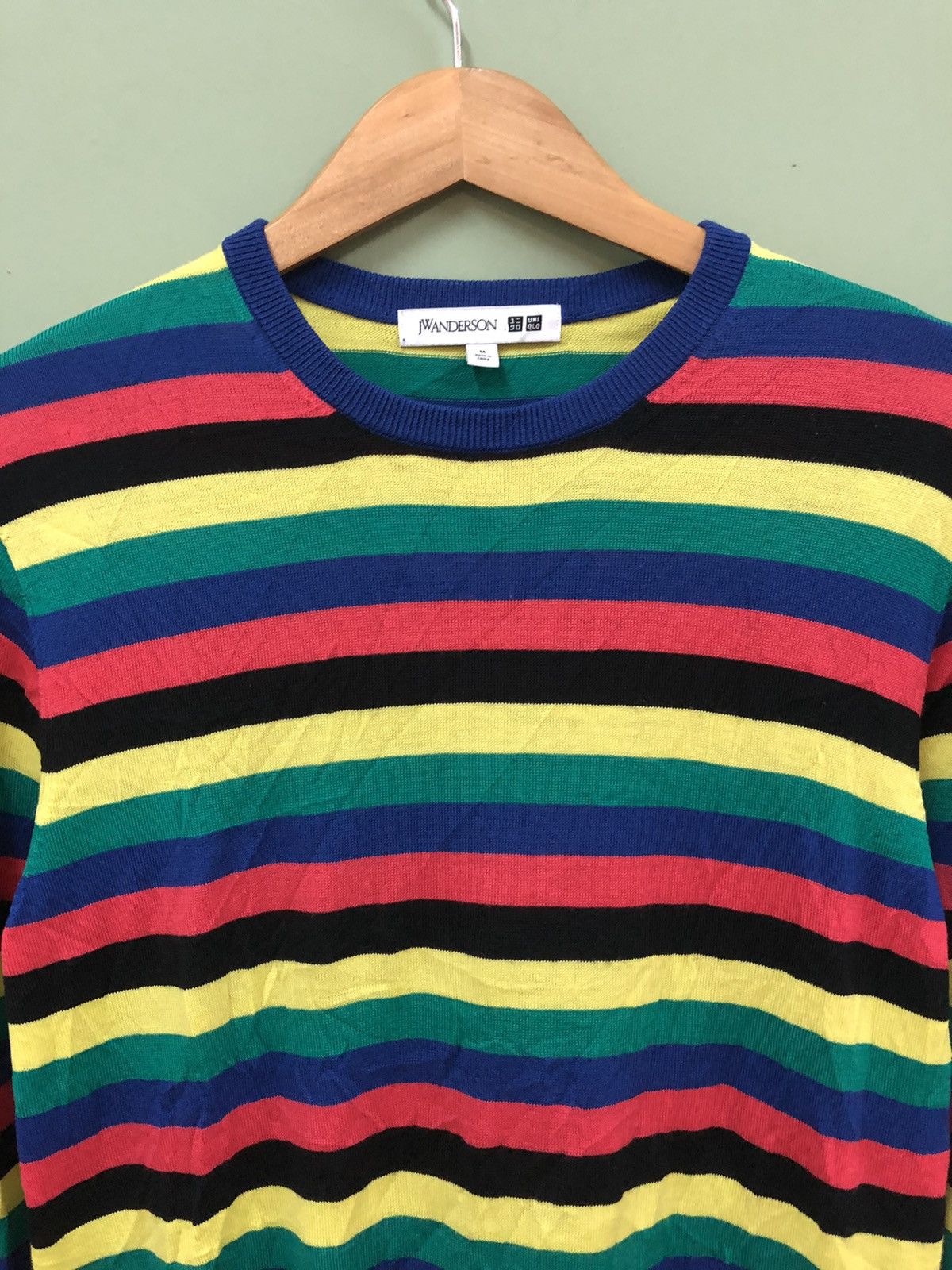 Designer JW ANDERSON x UNIQLO - VIBRANT COLOR BLOCK CREWNECK JUMPER Size US M / EU 48-50 / 2 - 2 Thumbnail