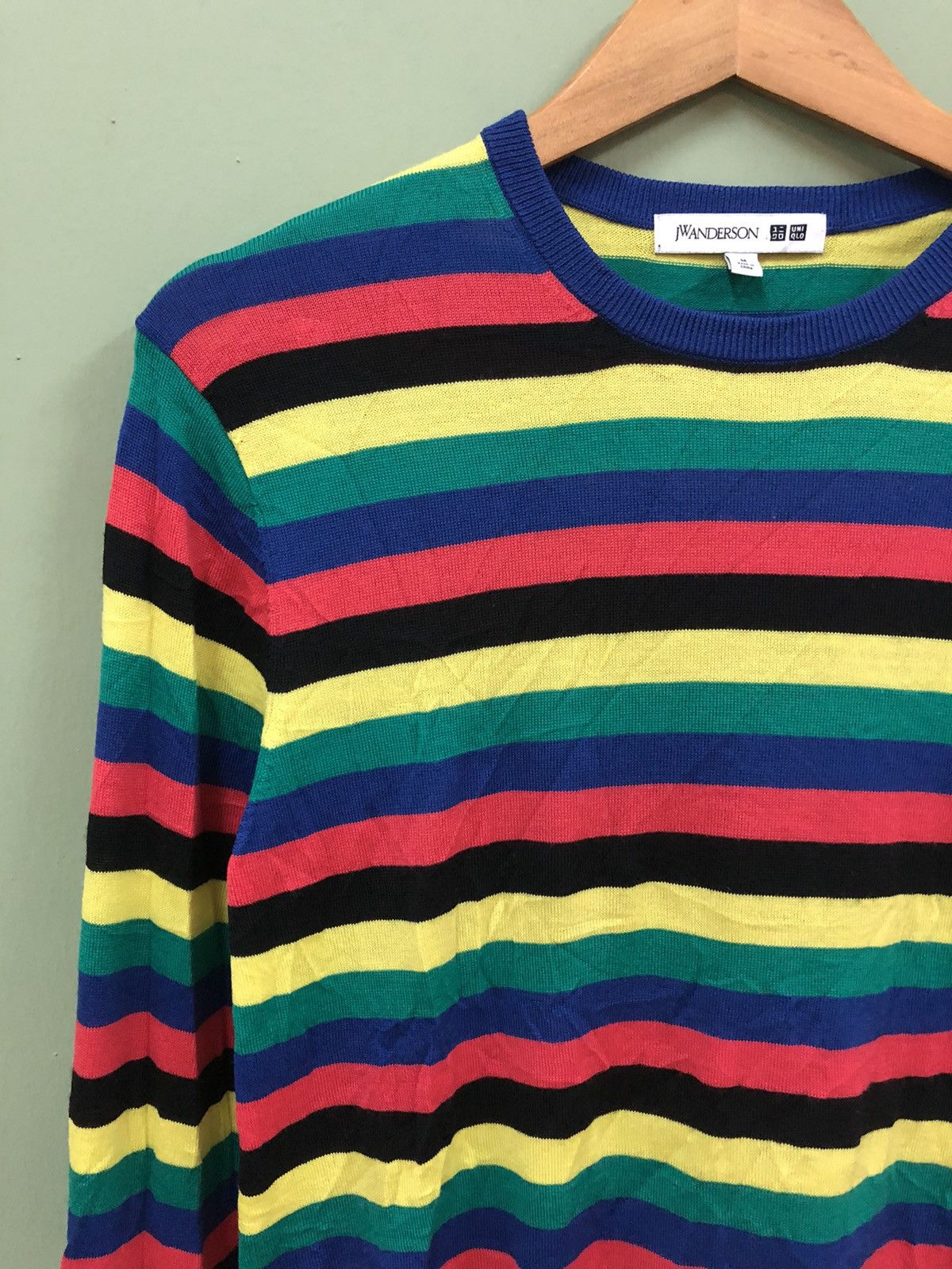 Designer JW ANDERSON x UNIQLO - VIBRANT COLOR BLOCK CREWNECK JUMPER Size US M / EU 48-50 / 2 - 3 Thumbnail