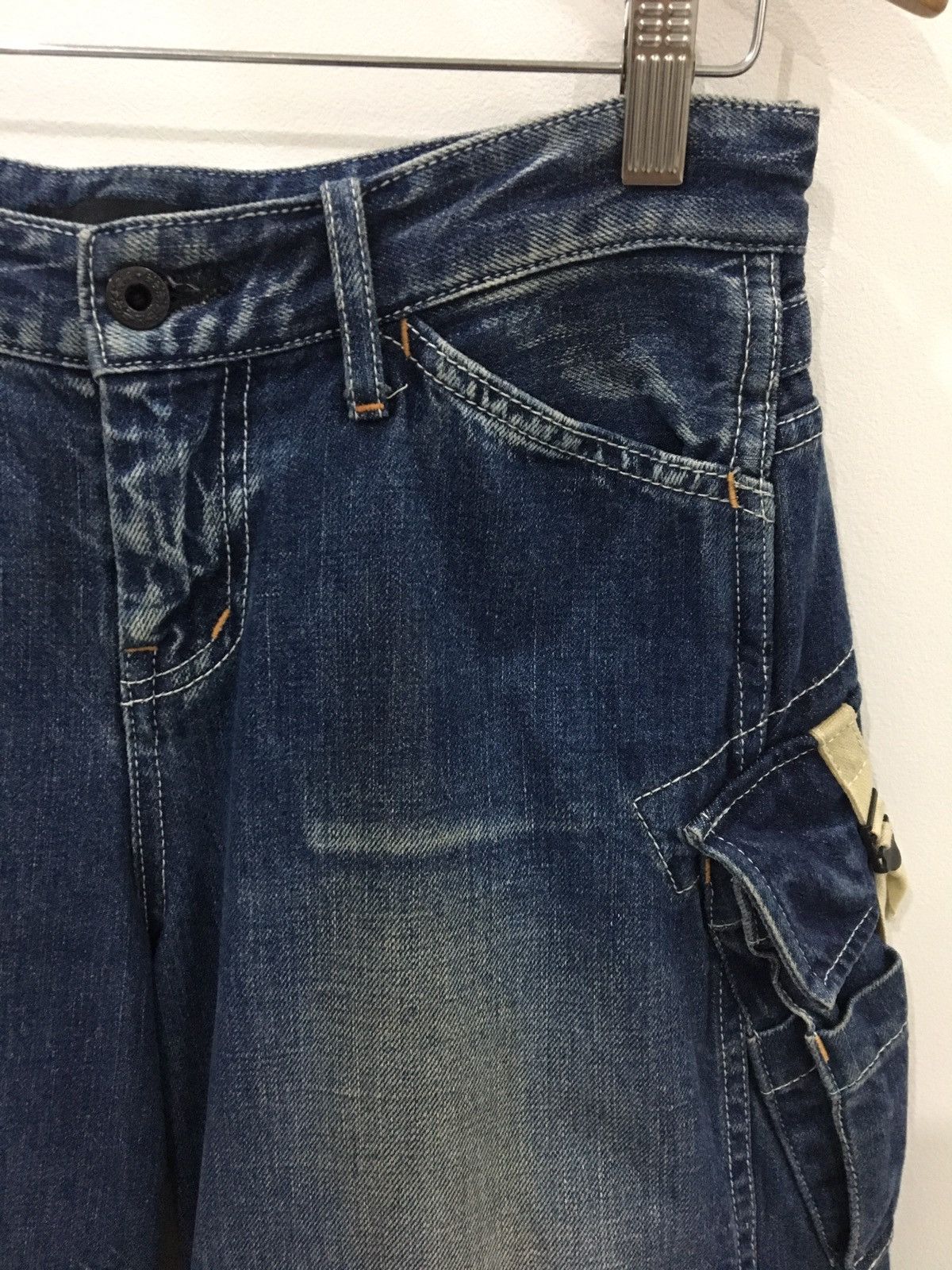 Japanese Brand JOHN BULL - BONDAGE SEDITIONARIES CARGO DENIM SHORTS Size US 30 / EU 46 - 7 Thumbnail