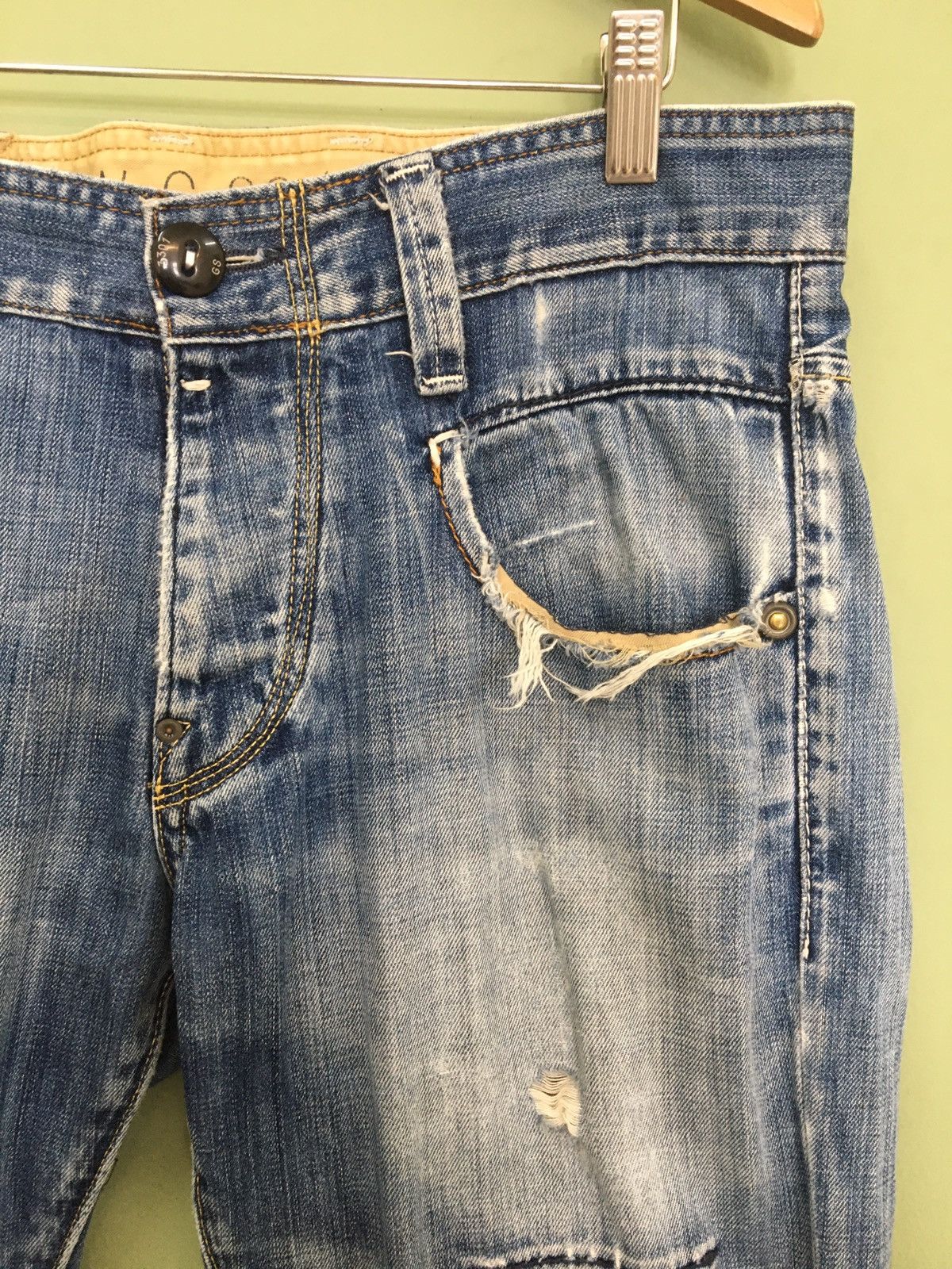 G-Star G-STAR RAW - RELAXED FIT DISTRESSED WASHED RIPPED JEANS Size US 33 - 6 Thumbnail