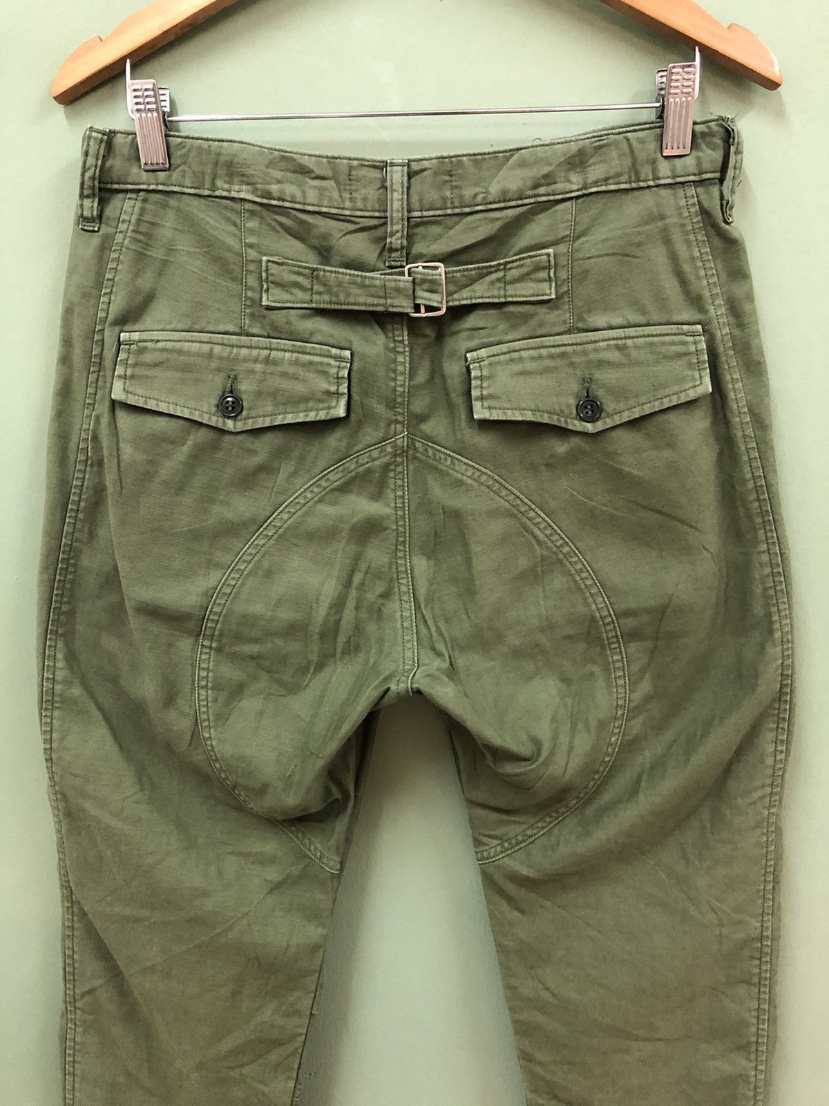 CABANE de ZUCCa ZUCCA - AW14 RELAXED FIT DOUBLE KNEE TACTICAL TECH CARGO Size US 30 / EU 46 - 1 Thumbnail