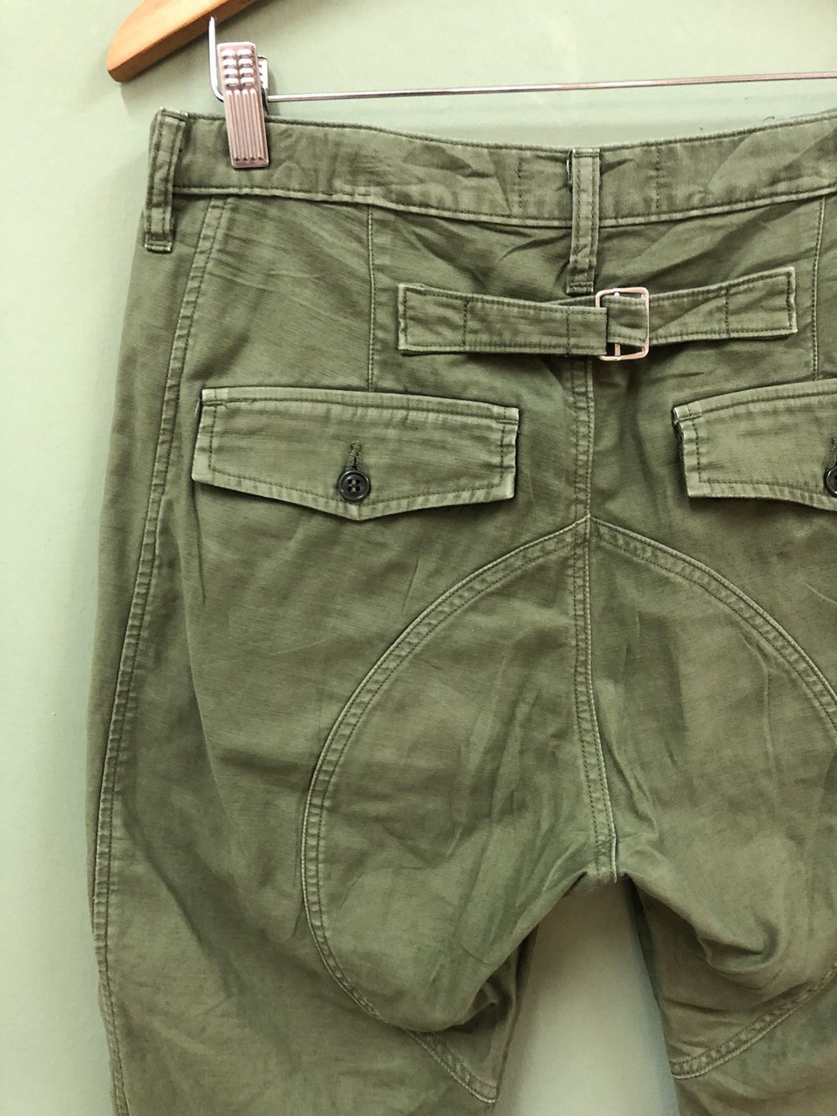 CABANE de ZUCCa ZUCCA - AW14 RELAXED FIT DOUBLE KNEE TACTICAL TECH CARGO Size US 30 / EU 46 - 3 Thumbnail