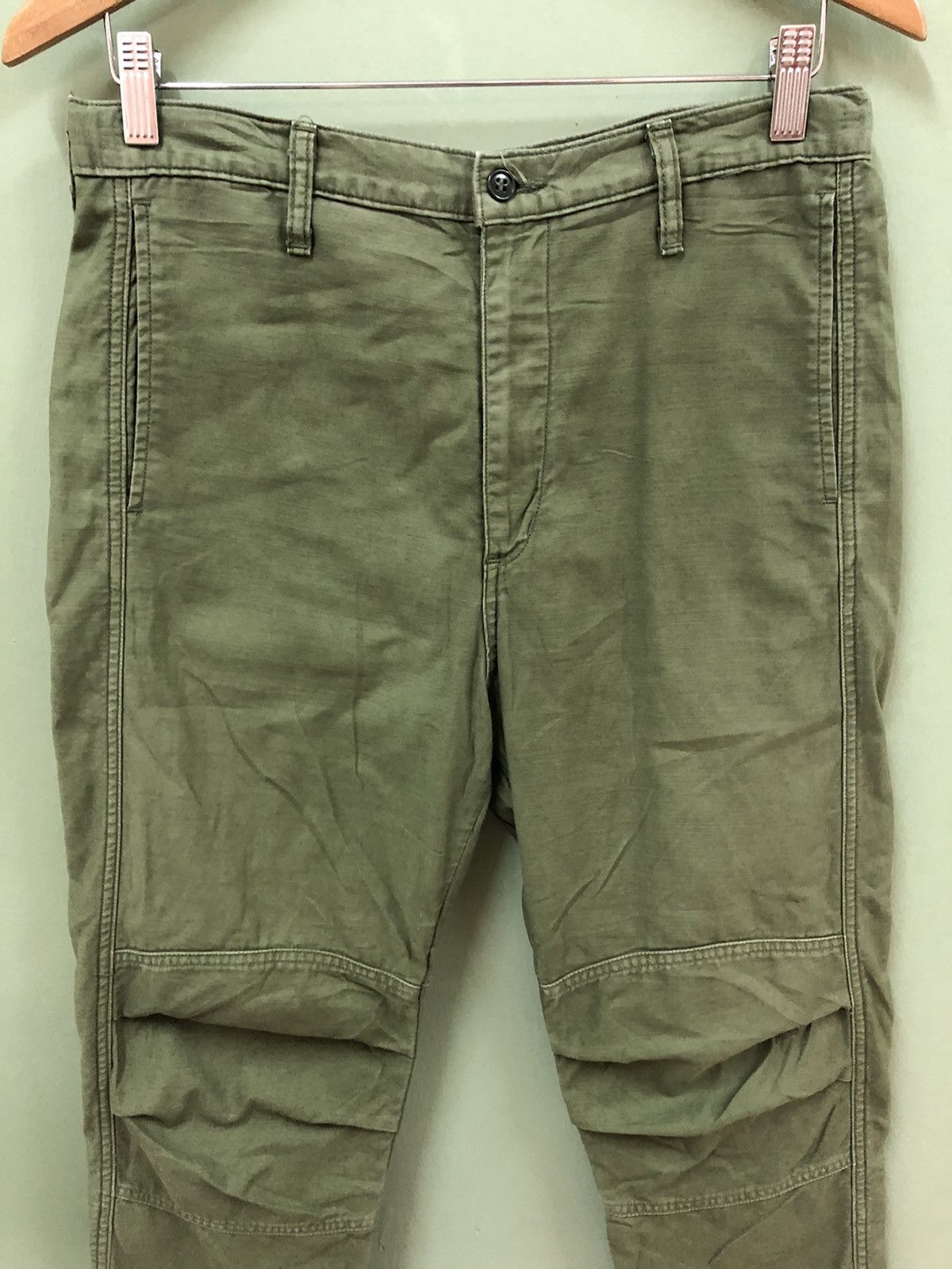 CABANE de ZUCCa ZUCCA - AW14 RELAXED FIT DOUBLE KNEE TACTICAL TECH CARGO Size US 30 / EU 46 - 6 Thumbnail