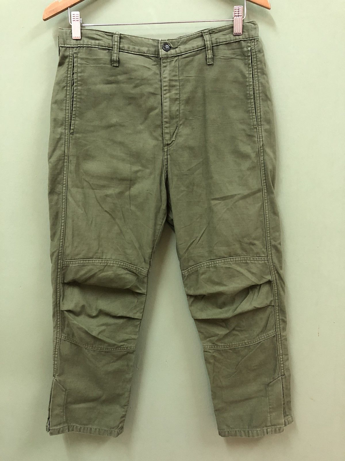 CABANE de ZUCCa ZUCCA - AW14 RELAXED FIT DOUBLE KNEE TACTICAL TECH CARGO Size US 30 / EU 46 - 5 Thumbnail