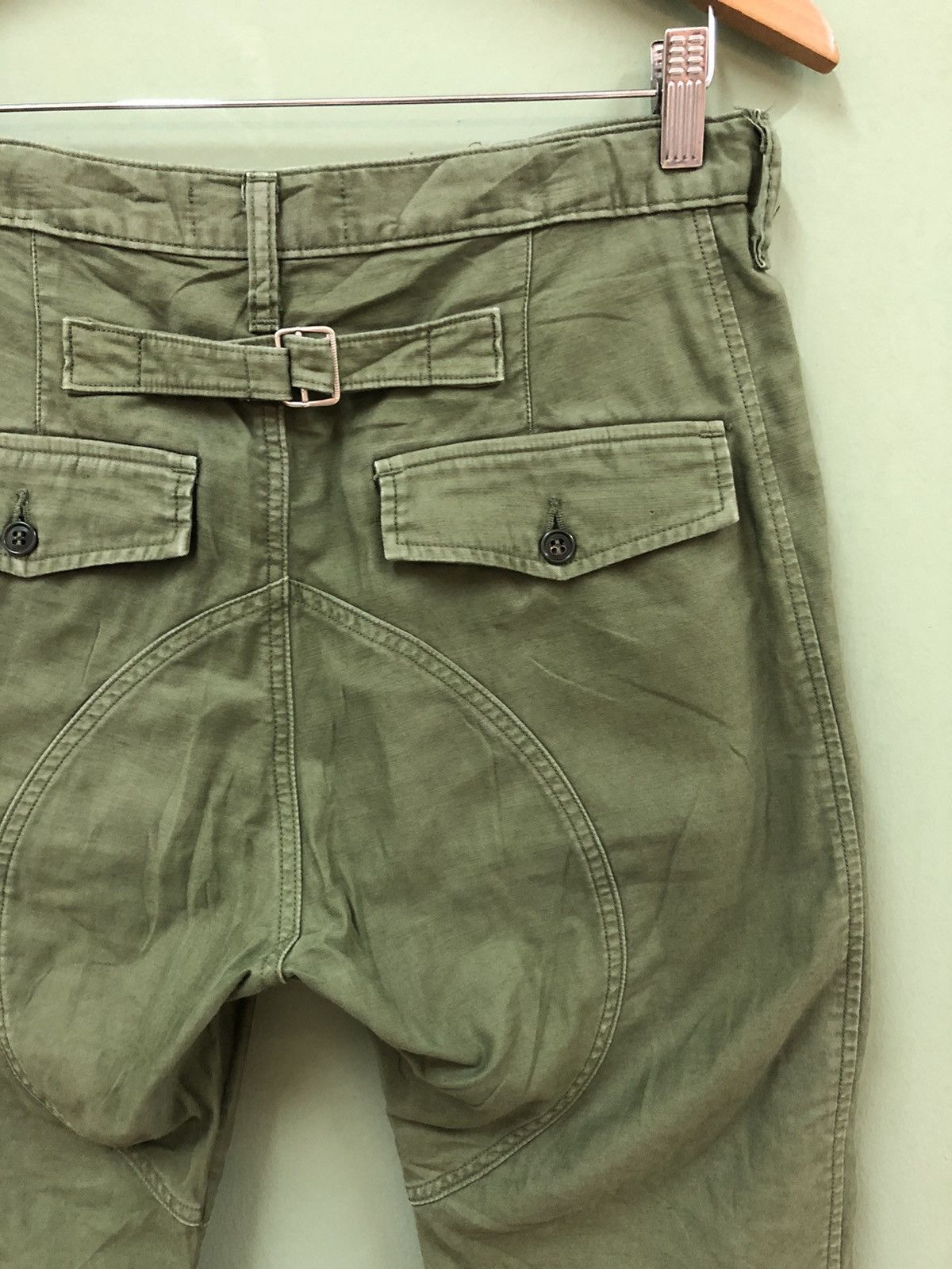CABANE de ZUCCa ZUCCA - AW14 RELAXED FIT DOUBLE KNEE TACTICAL TECH CARGO Size US 30 / EU 46 - 4 Thumbnail