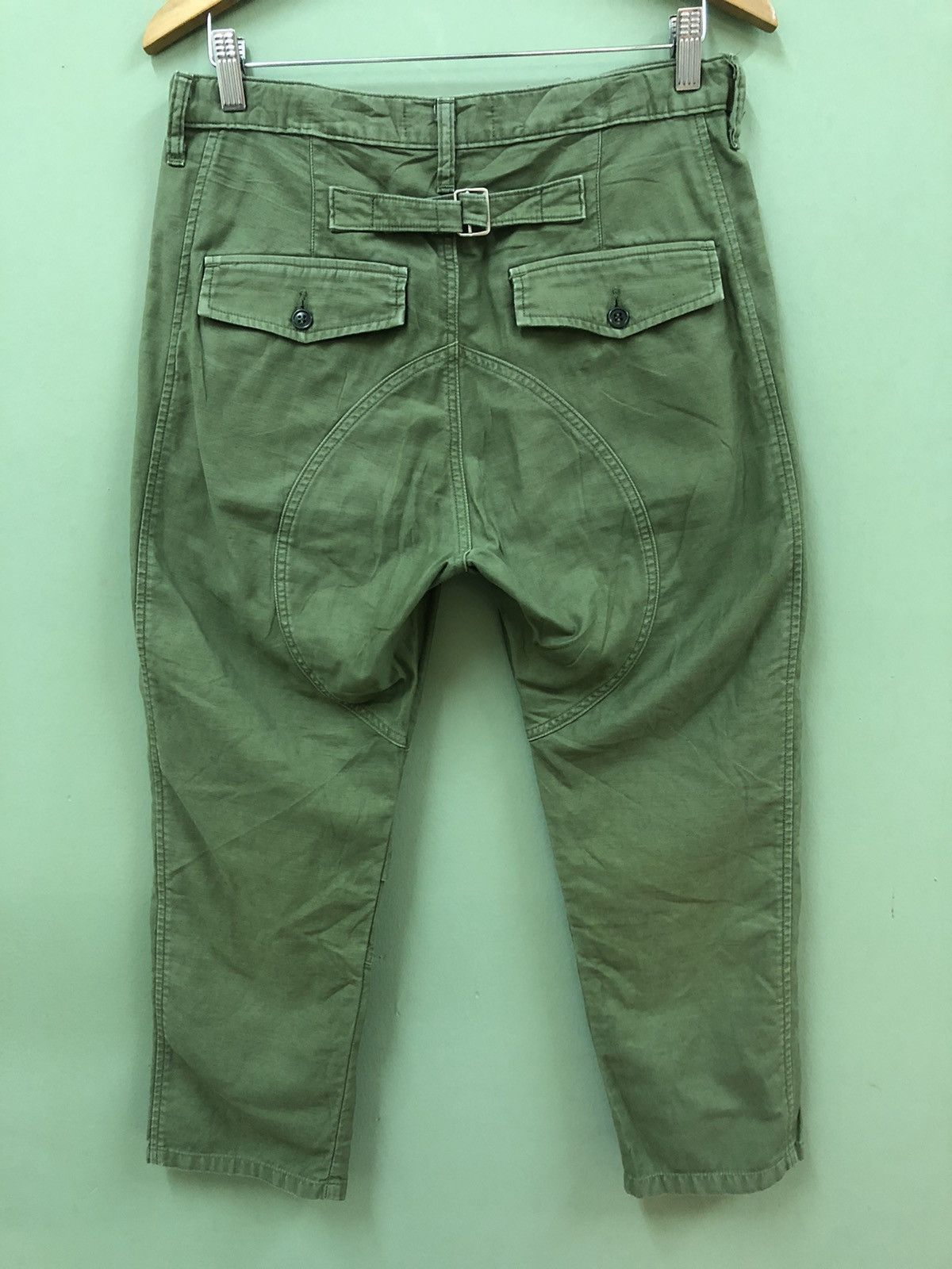CABANE de ZUCCa ZUCCA - AW14 RELAXED FIT DOUBLE KNEE TACTICAL TECH CARGO Size US 30 / EU 46 - 2 Thumbnail