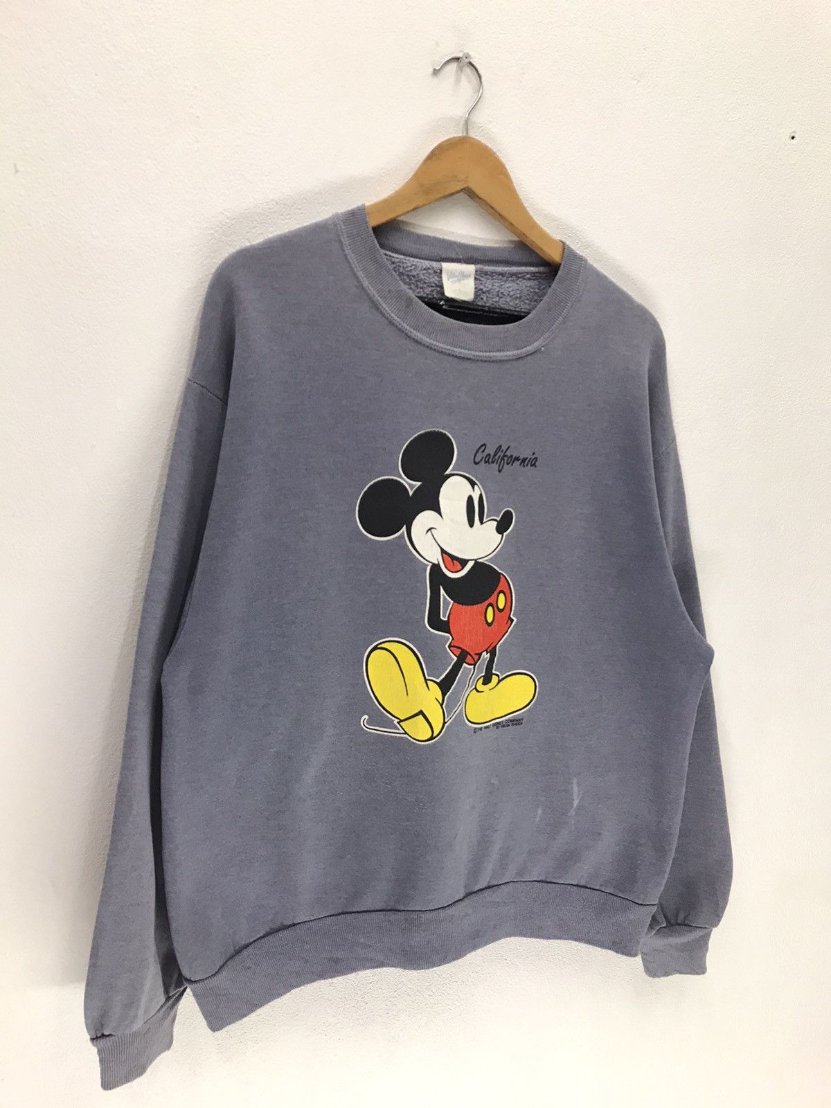 Mickey Mouse × Vintage Vintage Mickey Mouse Disneyland Cartoon Sweatshirt Size US L / EU 52-54 / 3 - 5 Thumbnail