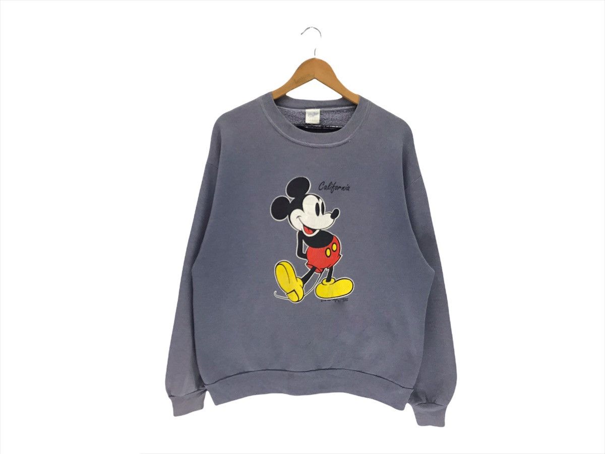 Mickey Mouse × Vintage Vintage Mickey Mouse Disneyland Cartoon Sweatshirt Size US L / EU 52-54 / 3 - 1 Thumbnail