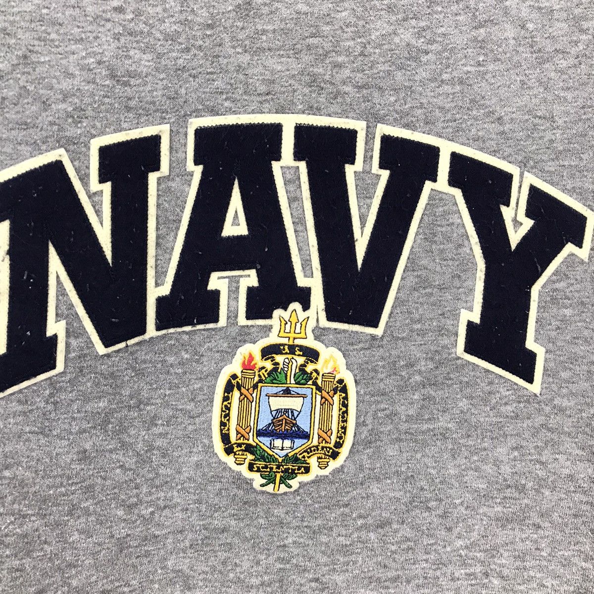 Vintage Vintage Navy Sweatshirt Crewneck Big Logo Size S / US 4 / IT 40 - 3 Thumbnail