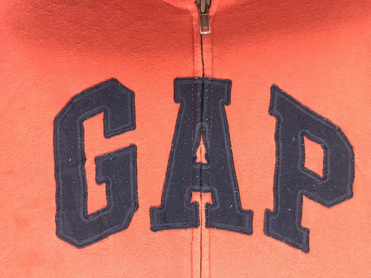 Gap × Vintage Vintage GAP Big Logo Zipper Hoddie Sweatshirt Size US M / EU 48-50 / 2 - 5 Thumbnail