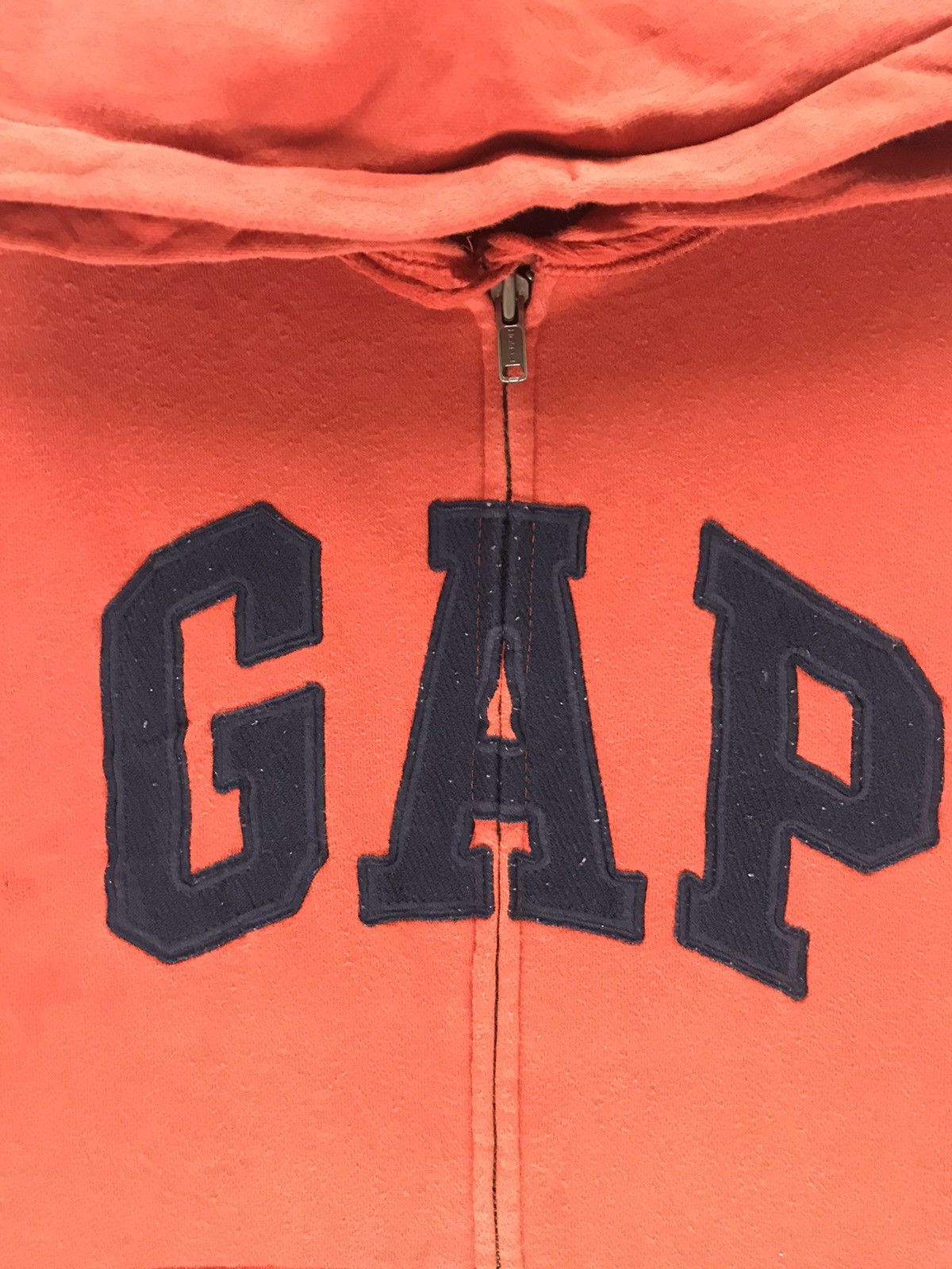 Gap × Vintage Vintage GAP Big Logo Zipper Hoddie Sweatshirt Size US M / EU 48-50 / 2 - 3 Thumbnail