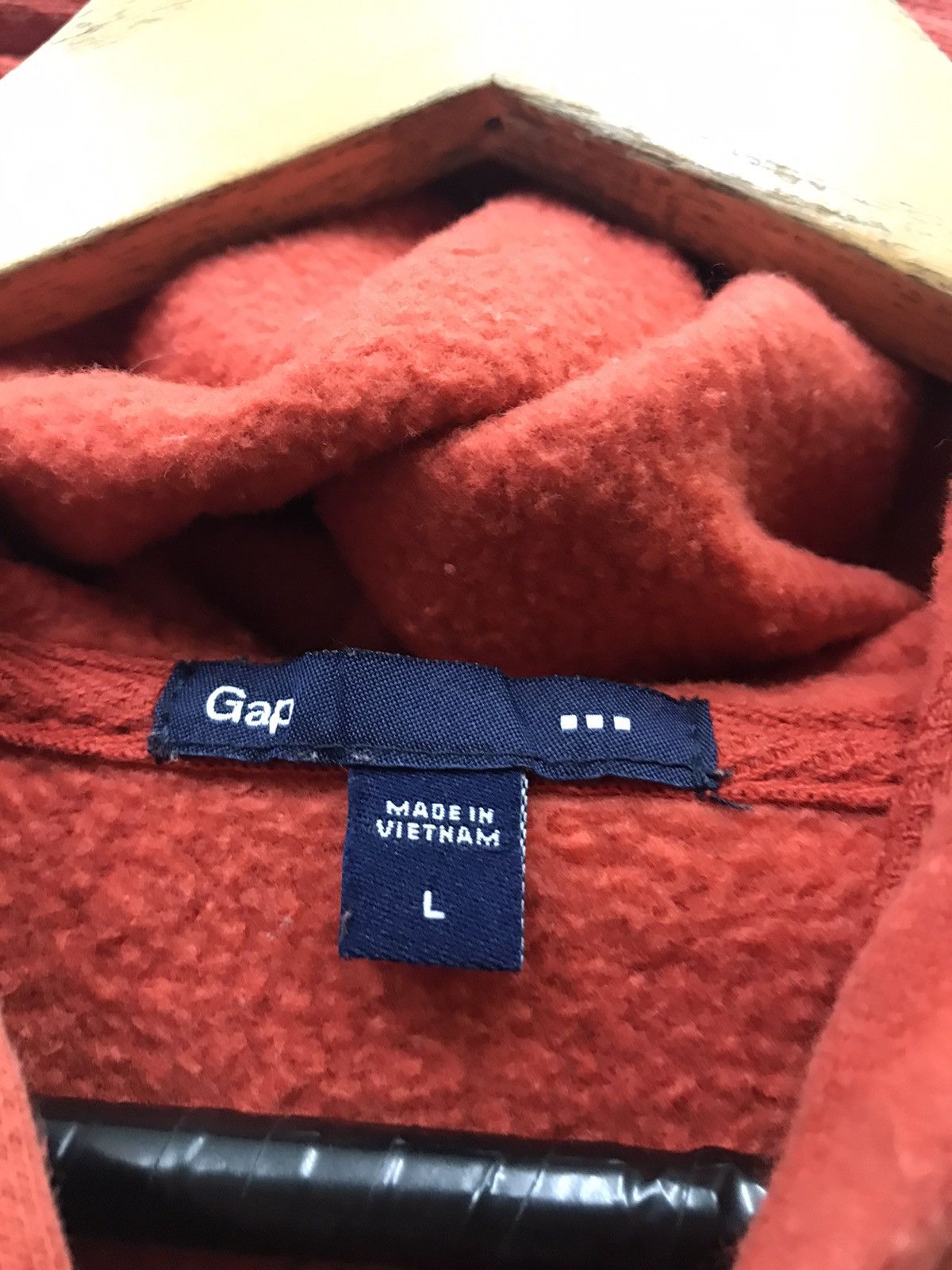 Gap × Vintage Vintage GAP Big Logo Zipper Hoddie Sweatshirt Size US M / EU 48-50 / 2 - 7 Thumbnail