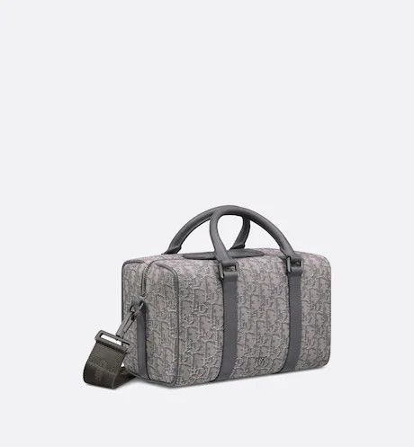 ☆Dior☆DIOR LINGOT 26 バッグ Dオブリーク ジャカード グレー ☆Dior☆DIOR LINGOT 26 バッグ Dオブリーク ジャカード グレー