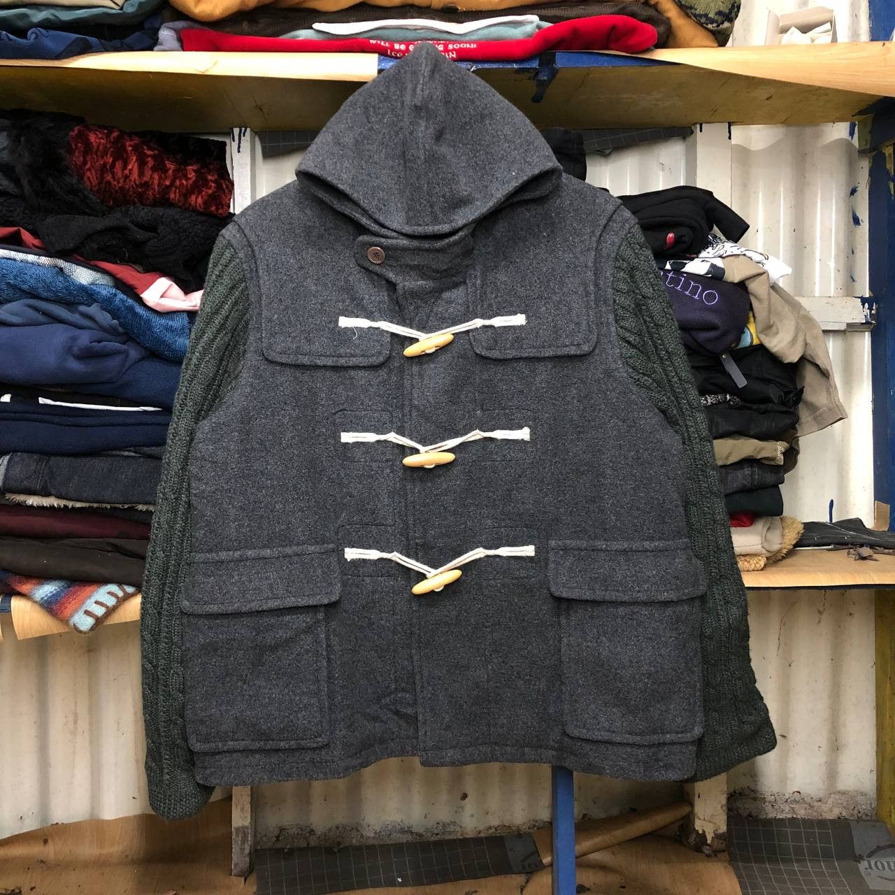 Vintage Laseduire 405 knit wool jacket