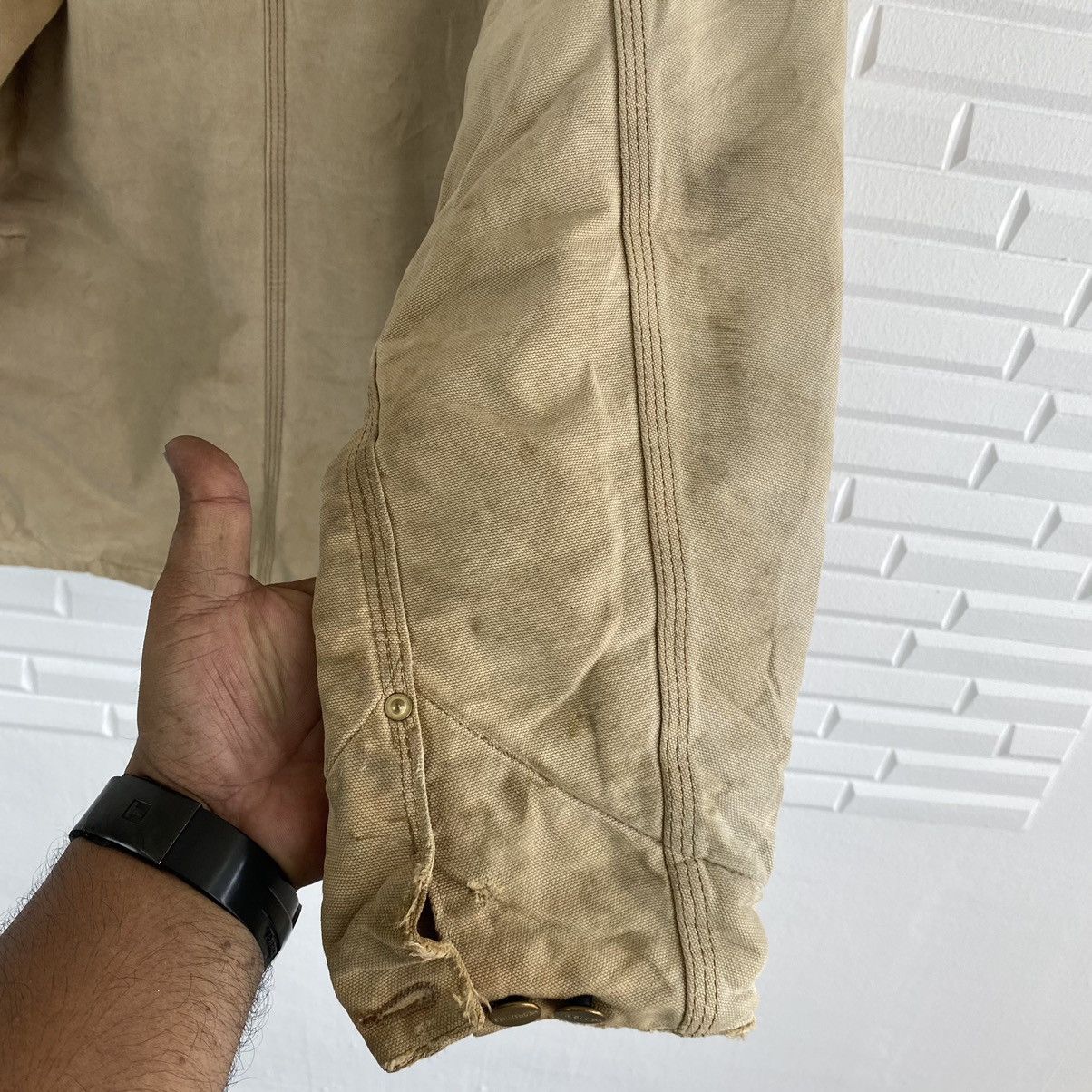 VINTAGE CARHARTT WORKER BLANKET LINING JACKET