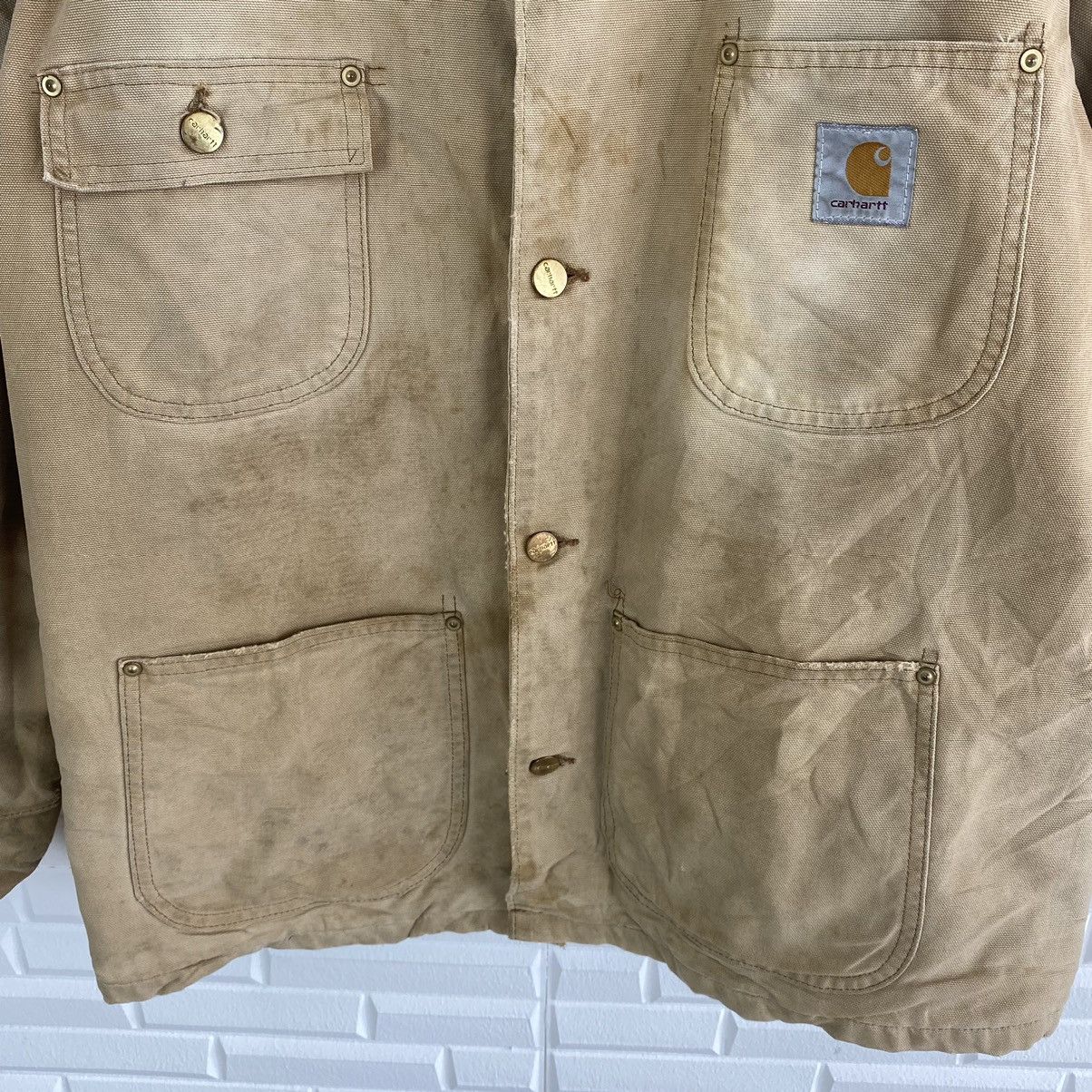 VINTAGE CARHARTT WORKER BLANKET LINING JACKET