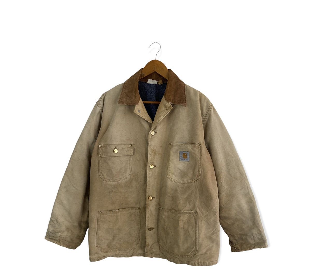 VINTAGE CARHARTT WORKER BLANKET LINING JACKET