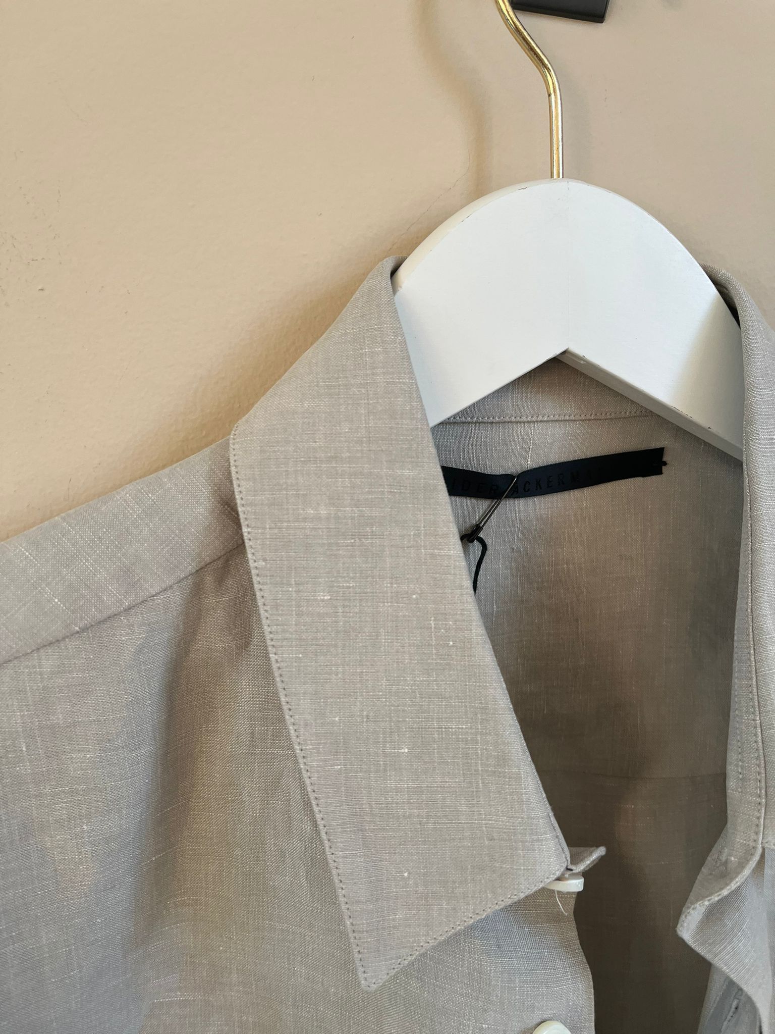 Haider Ackermann Shirt Lubricus in Cream / Sand Size US M / EU 48-50 / 2 - 3 Thumbnail