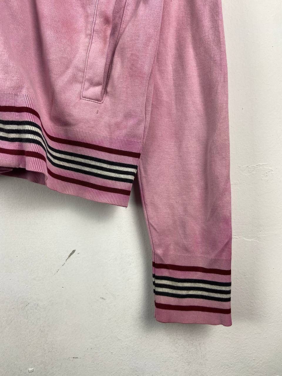 Burberry Burberry jacket zipper sweater pink color Size US M / EU 48-50 / 2 - 11 Thumbnail