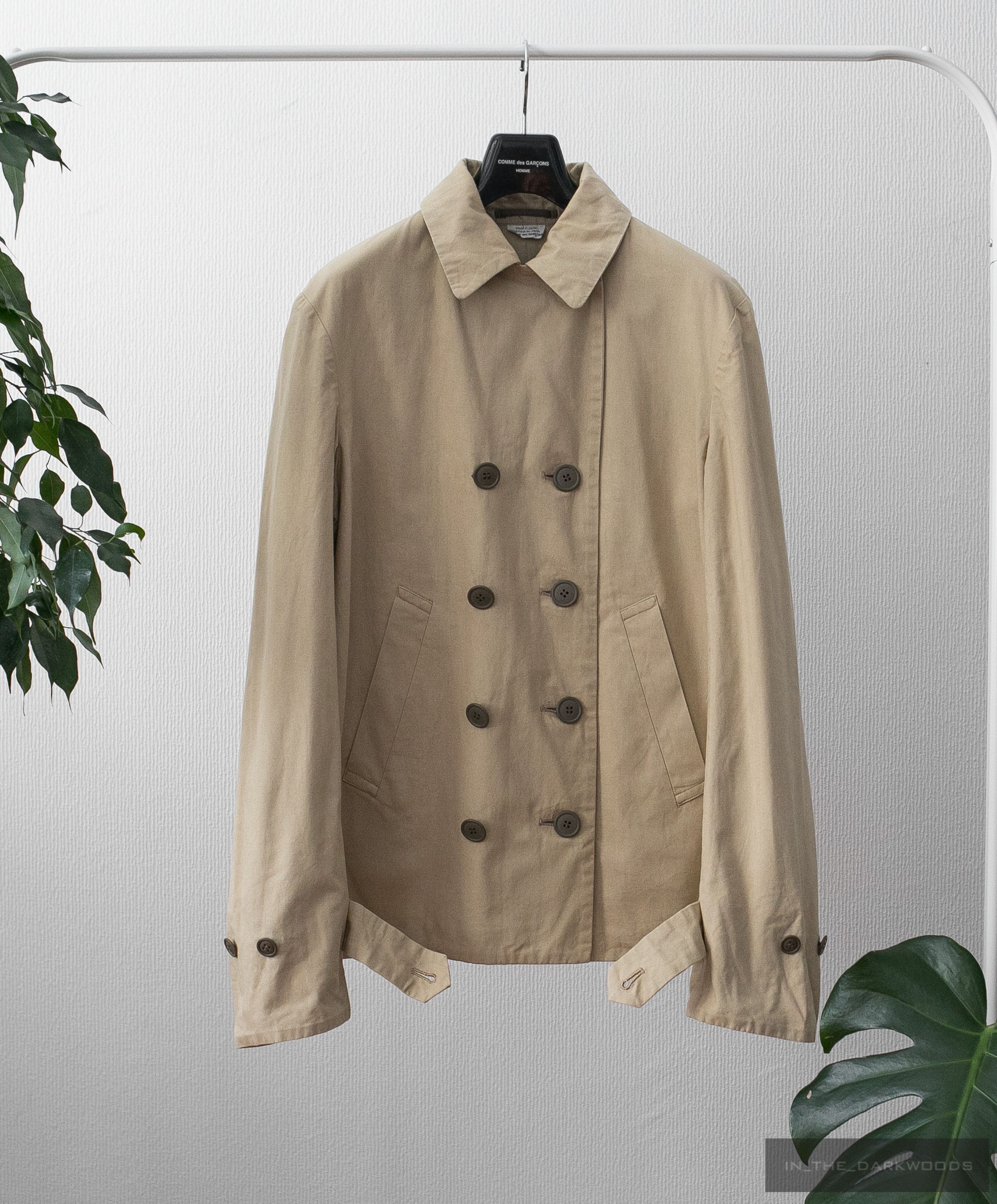 image of Comme Des Garcons Homme x Comme Des Garcons Homme Plus 2010Ss Double Breasted Jacket (Size Medium)