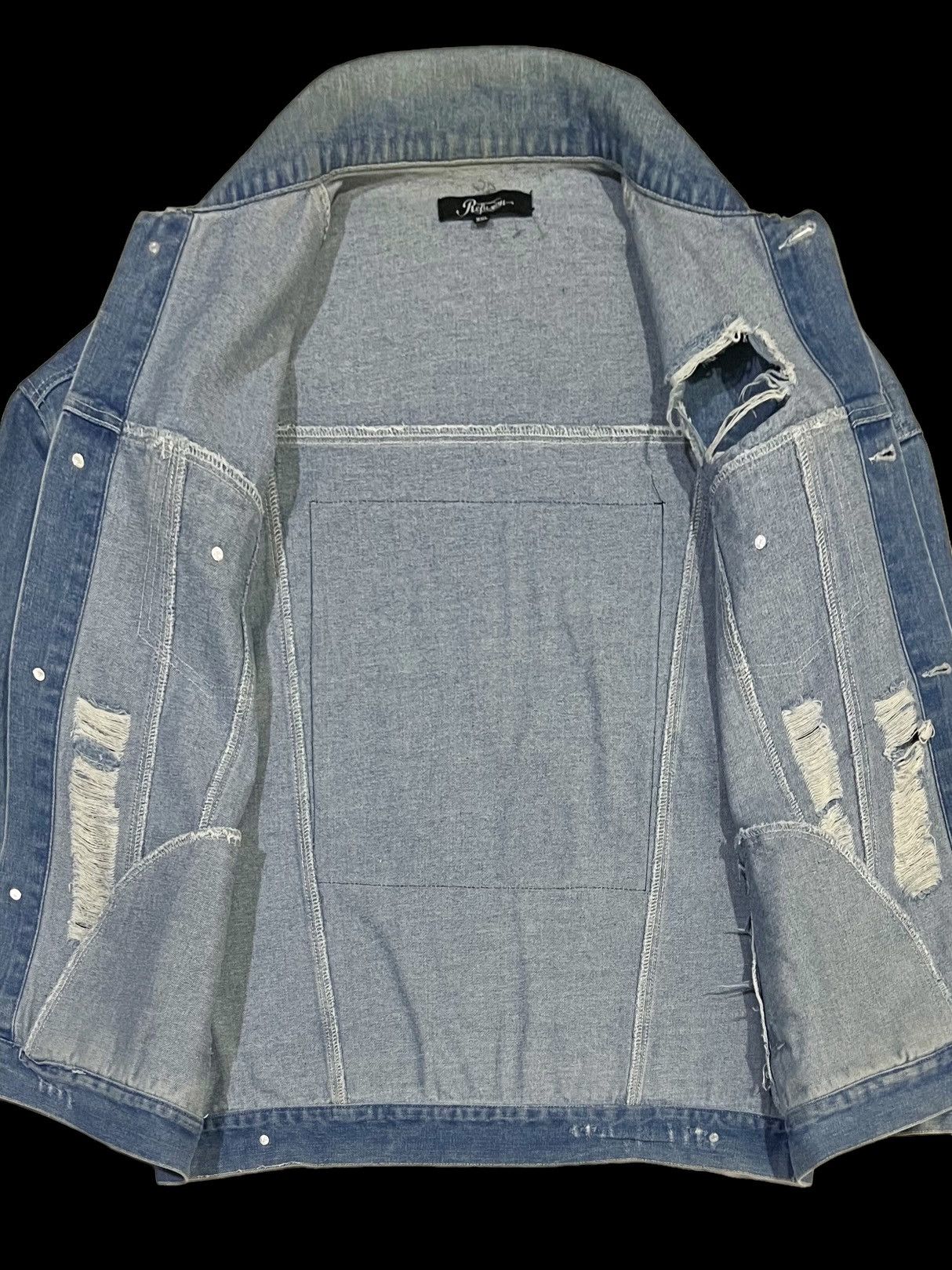 Fugazi 🔥HOT ITEM🔥 FUGAZI DISTRESSED DENIM JACKET Size US XL / EU 56 / 4 - 17 Thumbnail