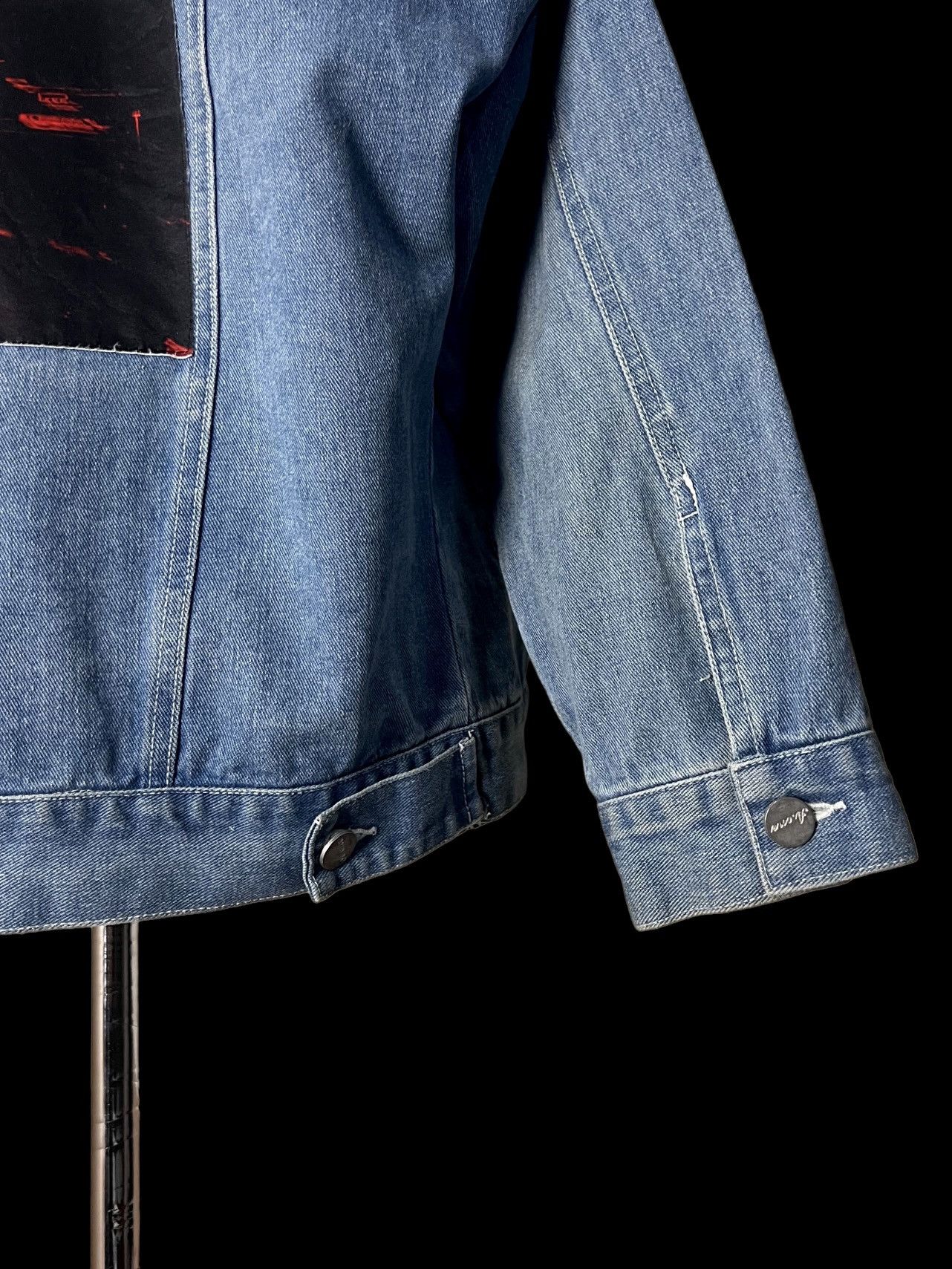 Fugazi 🔥HOT ITEM🔥 FUGAZI DISTRESSED DENIM JACKET Size US XL / EU 56 / 4 - 14 Thumbnail