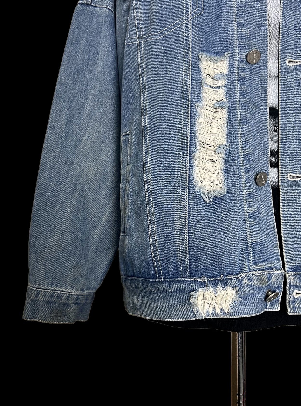 Fugazi 🔥HOT ITEM🔥 FUGAZI DISTRESSED DENIM JACKET Size US XL / EU 56 / 4 - 10 Thumbnail