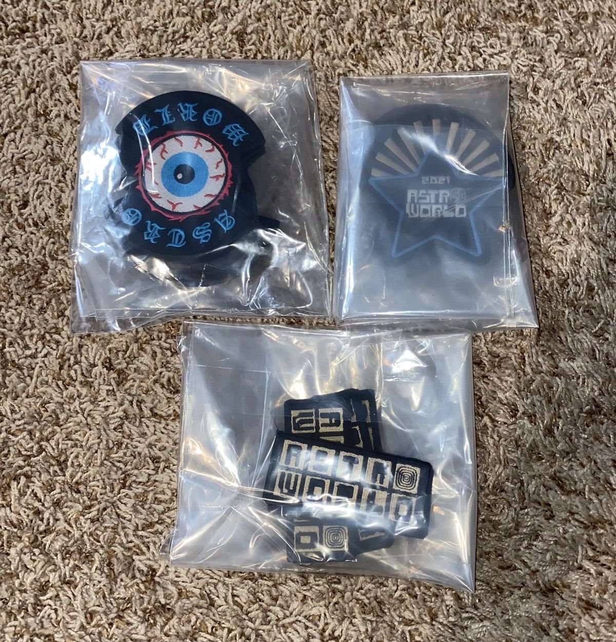 Travis Scott Travis Scott Astroworld 2021 Embroidered Patches Size ONE SIZE - 8 Thumbnail