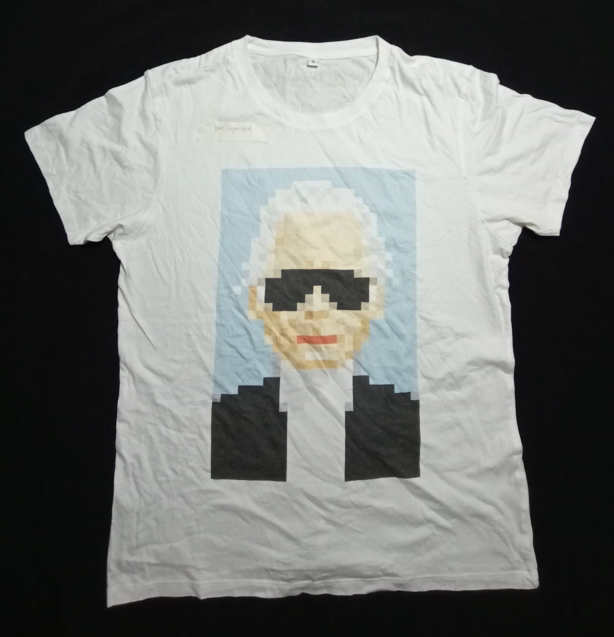Karl Lagerfeld Karl Lagerfeld Visual Pixels T-shirt Tee Art Lego Face Size US M / EU 48-50 / 2 - 1 Thumbnail