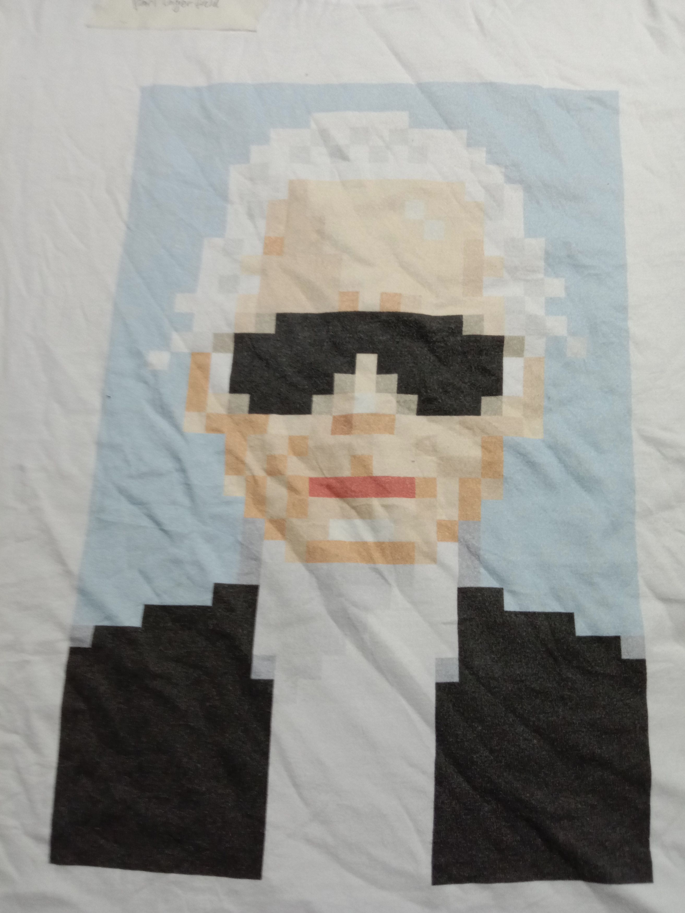 Karl Lagerfeld Karl Lagerfeld Visual Pixels T-shirt Tee Art Lego Face Size US M / EU 48-50 / 2 - 5 Thumbnail
