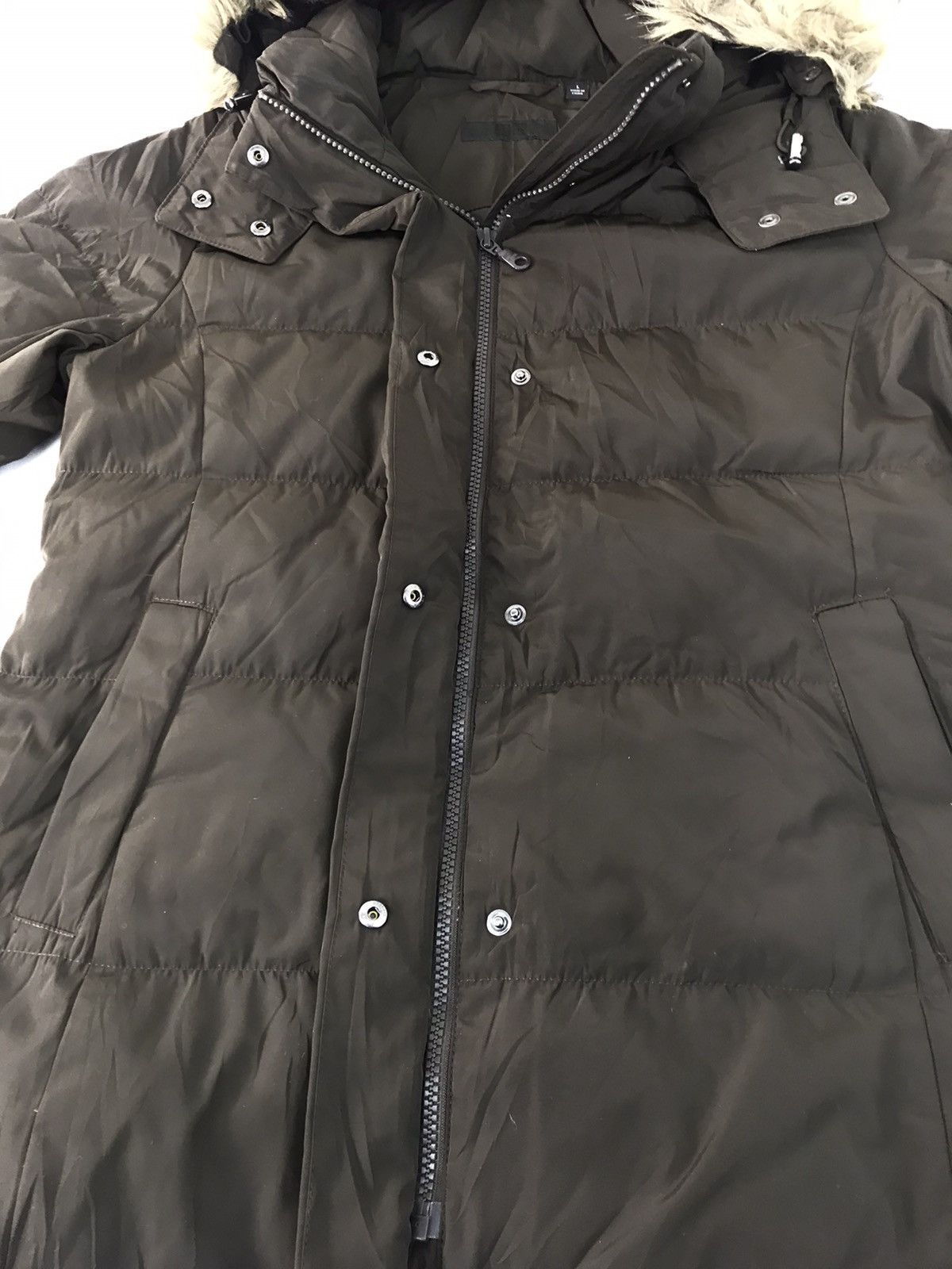 Japanese Brand Uniqlo Padded Puffer Hoodies Jacket Zipper Style Size L / US 10 / IT 46 - 3 Thumbnail
