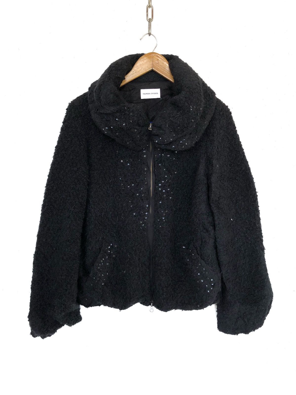 Issey Miyake Tsumori Chisato Wool Blend Zip Jacket