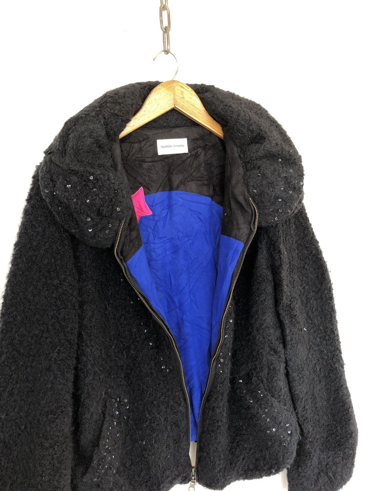 Issey Miyake Tsumori Chisato Wool Blend Zip Jacket