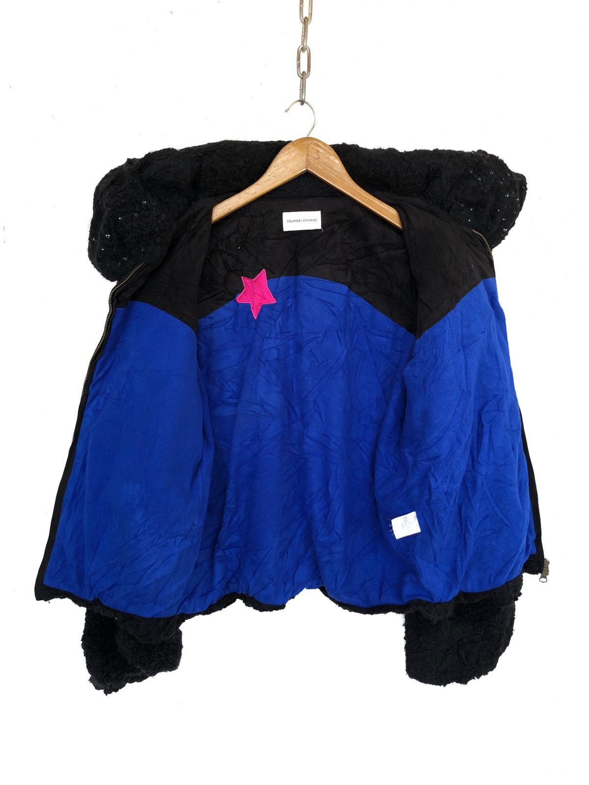 Issey Miyake Tsumori Chisato Wool Blend Zip Jacket