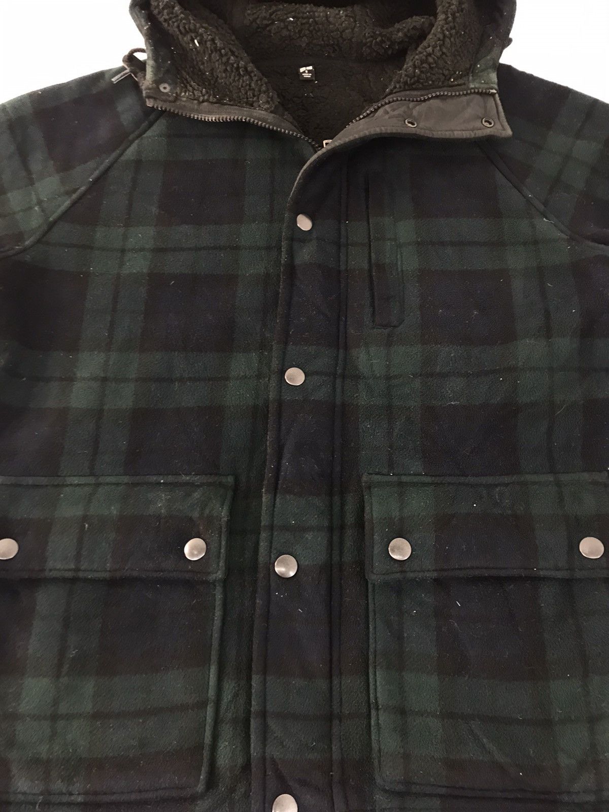 Japanese Brand Uniqlo Fluffy Fleece Hoodie Jacket Plaid Check Unisex Size US S / EU 44-46 / 1 - 4 Thumbnail