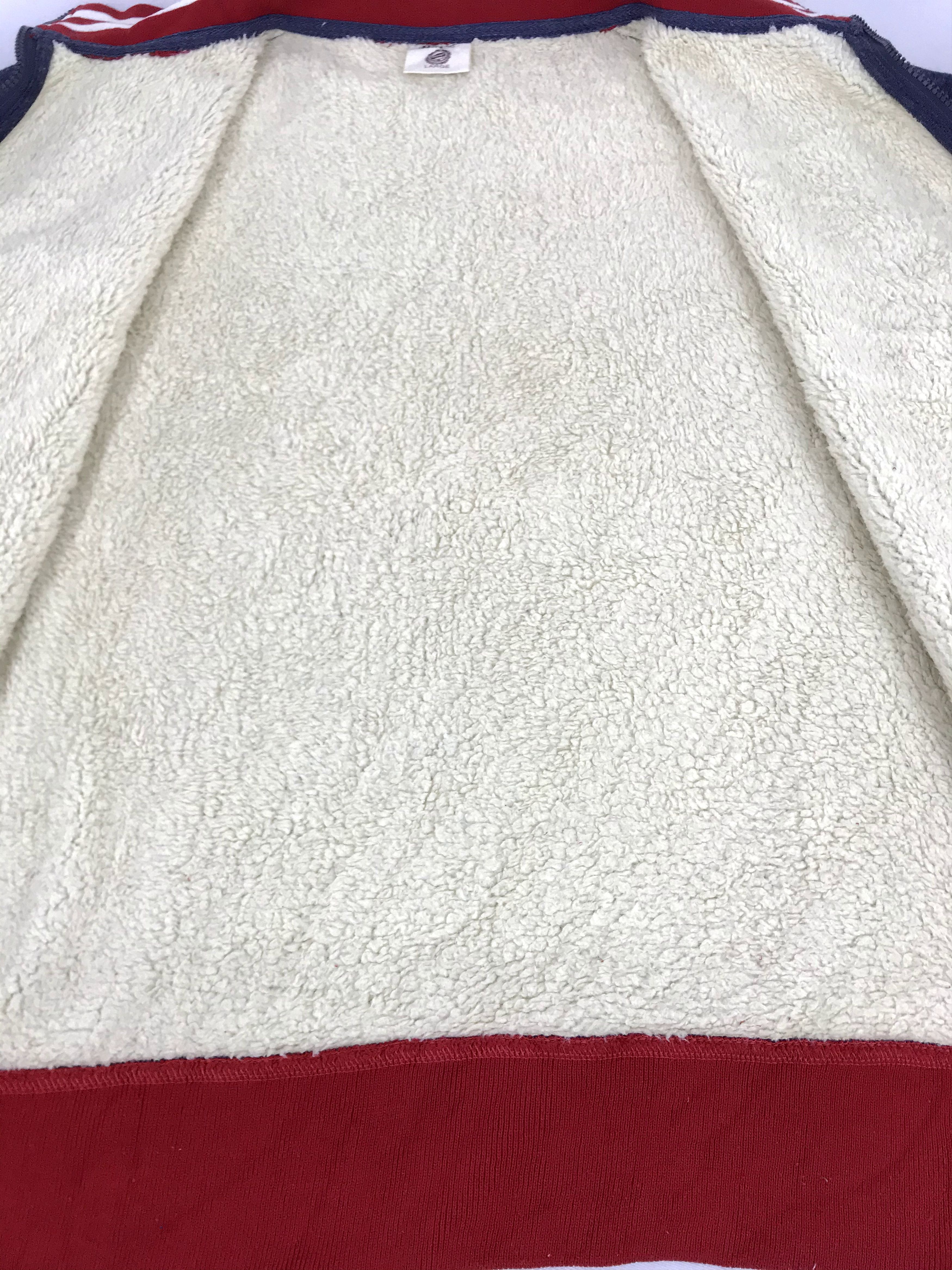 Japanese Brand Vintage Oblo Design Skyscraper New York Athletic Sherpa Size L / US 10 / IT 46 - 6 Thumbnail