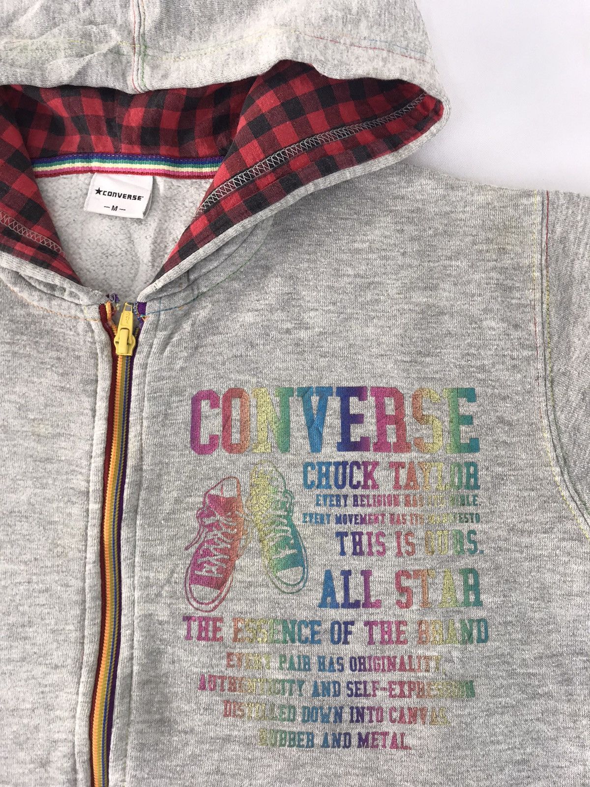 Converse Converse Chuck Taylor Spell Out Logo Hoodies Pull Over Size M / US 6-8 / IT 42-44 - 2 Thumbnail