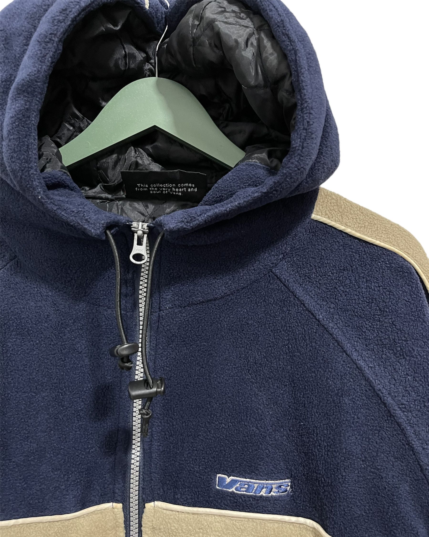 Vans × Vintage Vintage Vans Mini Logo Embroidery Fleece Hooded Size US M / EU 48-50 / 2 - 2 Thumbnail