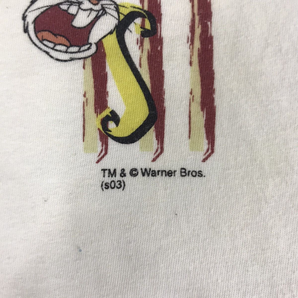 Anime Vintage 90s Warner Bros Looney Tunes Big Bug Bunny Tee Size US M / EU 48-50 / 2 - 4 Thumbnail